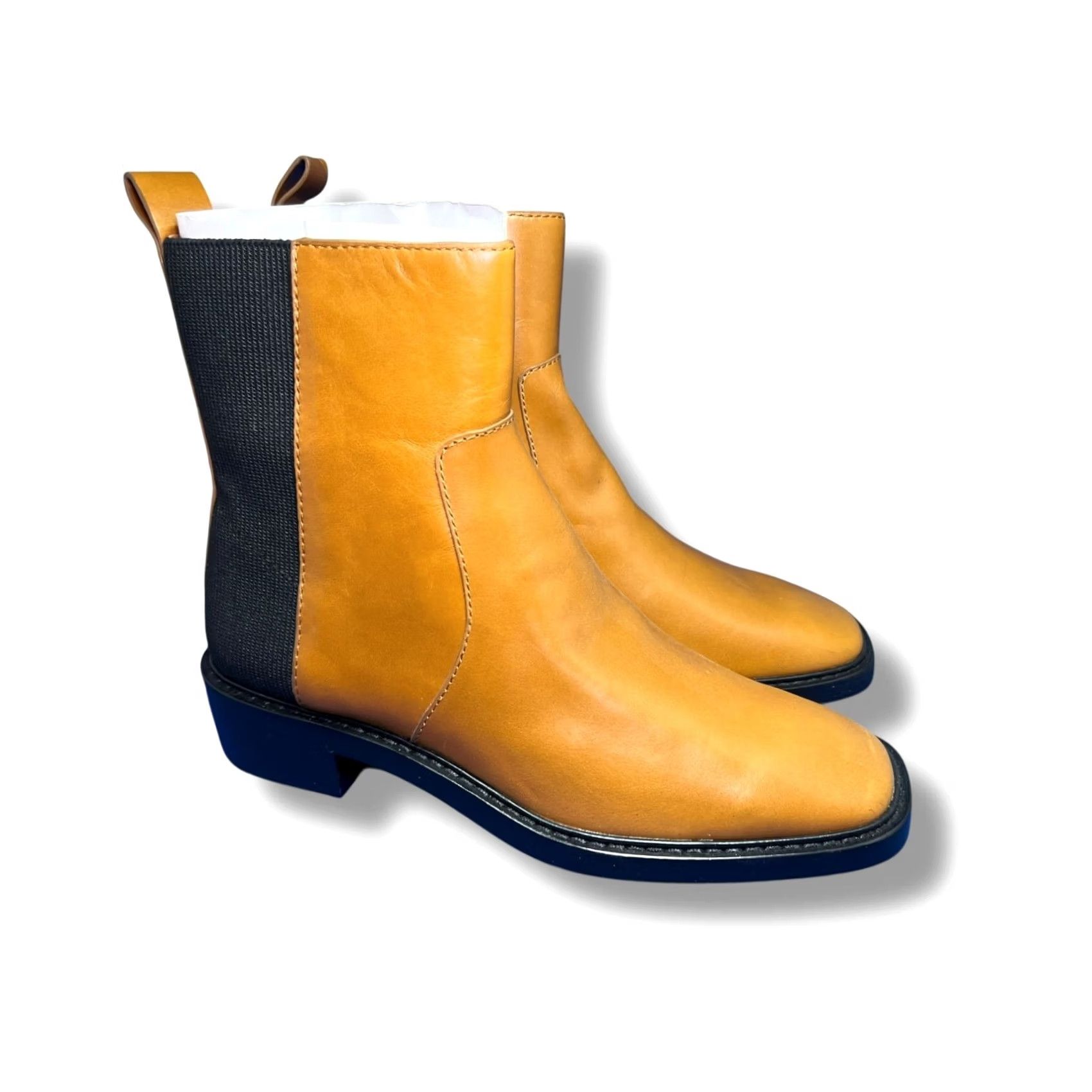 Tory Burch Tory Burch Chelsea Boot Sierra Antik Bonnie Brown & Perfect Black 9M NEW Size US 9 / IT 39 - 4 Thumbnail