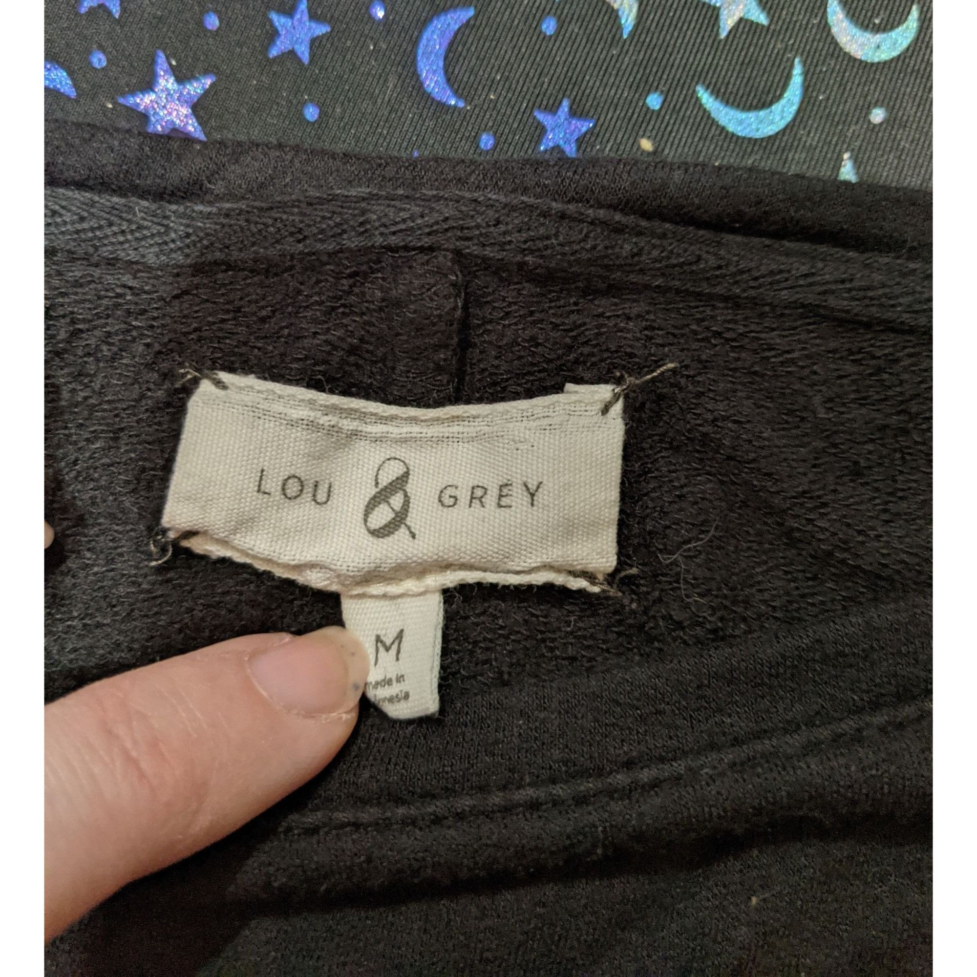 Lou & Grey Lou & Grey Black T-Shirt Dress Size Medium Size M / US 6-8 / IT 42-44 - 3 Thumbnail