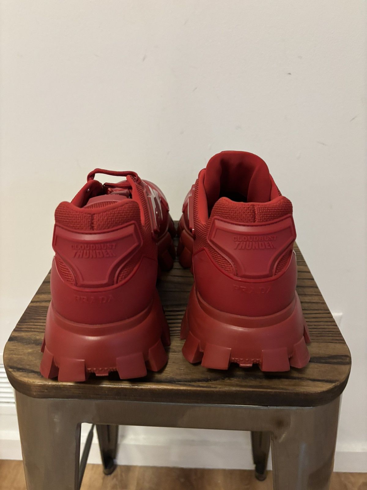 Prada Prada cloudbuster red sneakers size 10/ 11 US Size US 11 / EU 44 - 5 Thumbnail