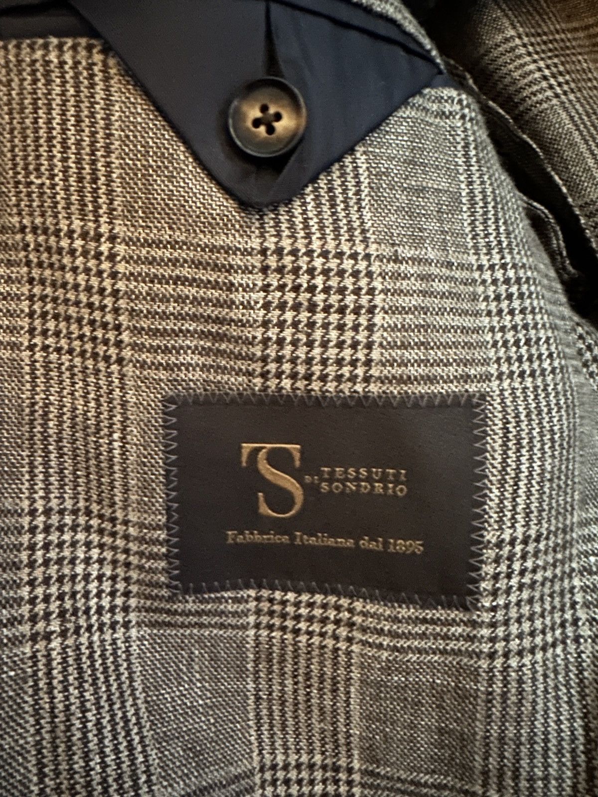 Spier & Mackay Spier & Mackay Brown Checked Slim Sportcoat 38R Size 38R - 3 Thumbnail