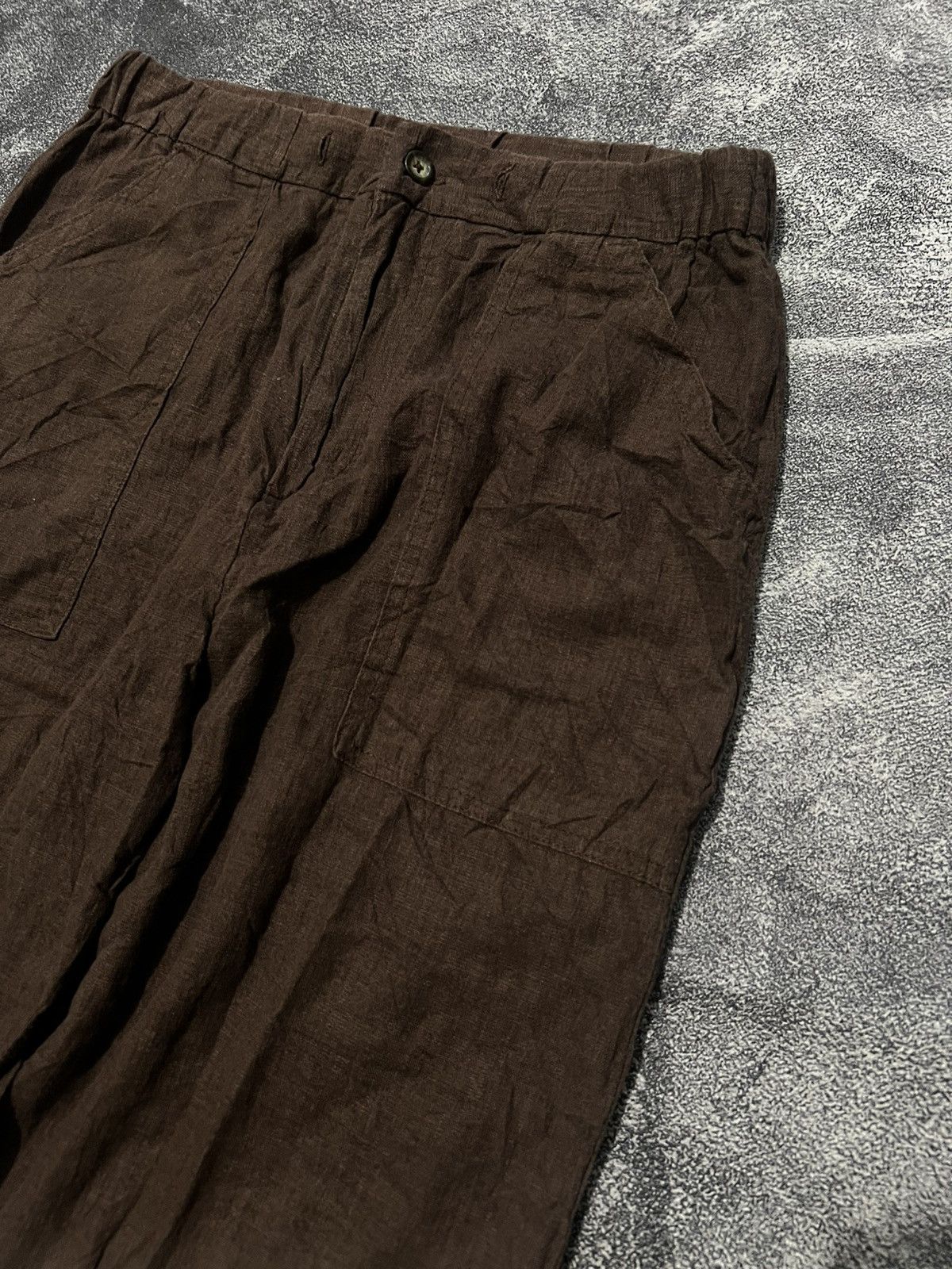 Issey Miyake Plantation By Issey Miyake Linen Pants Size US 30 / EU 46 - 3 Thumbnail