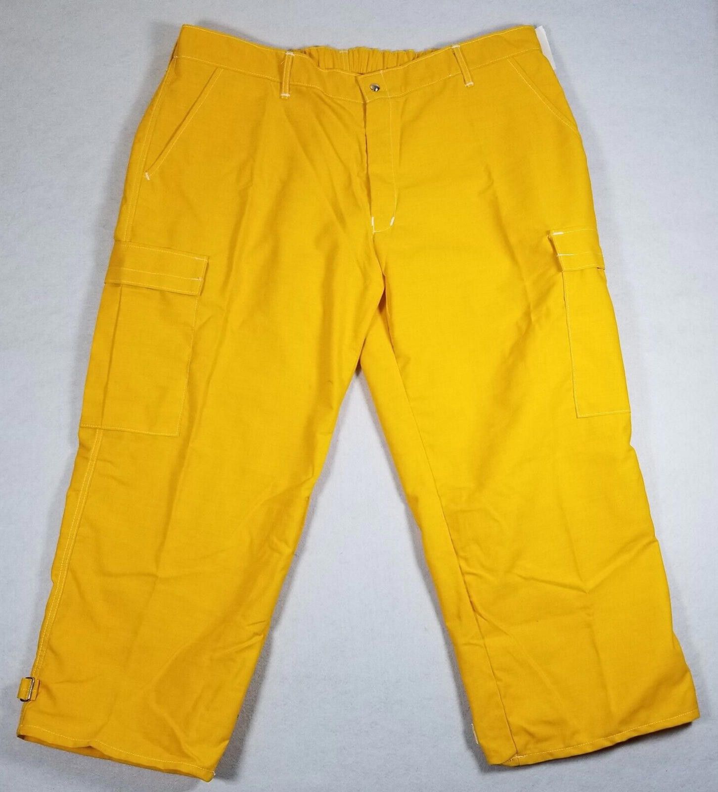 DuPont Nomex Crew Boss Wildfire Yellow Fire Fighting Pants 3XL/30 Size ONE SIZE - 1 Thumbnail