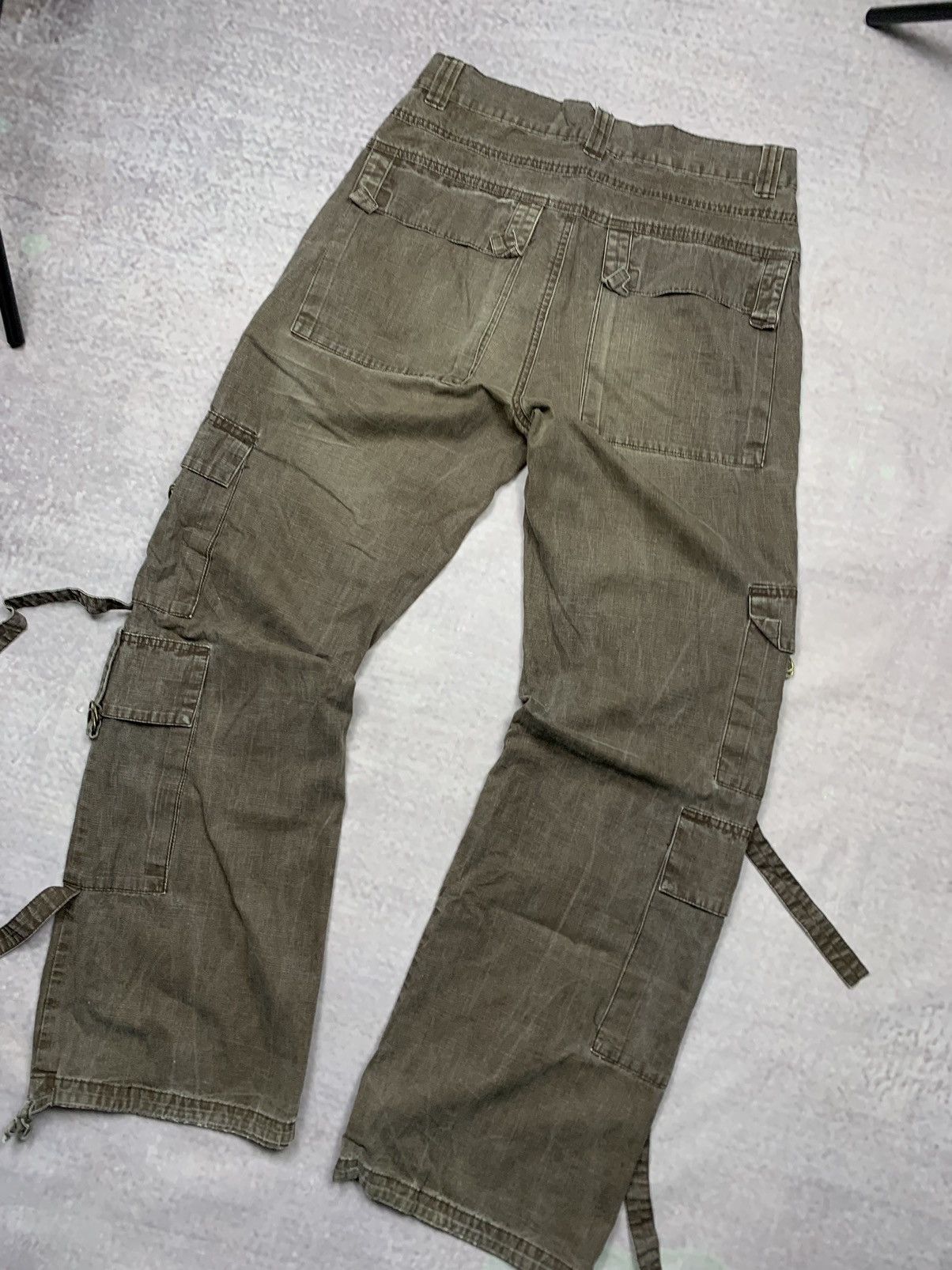 Japanese Brand × Seditionaries Junye jeans tactical multipocket utility bondage cargo pants Size US 32 / EU 48 - 5 Thumbnail