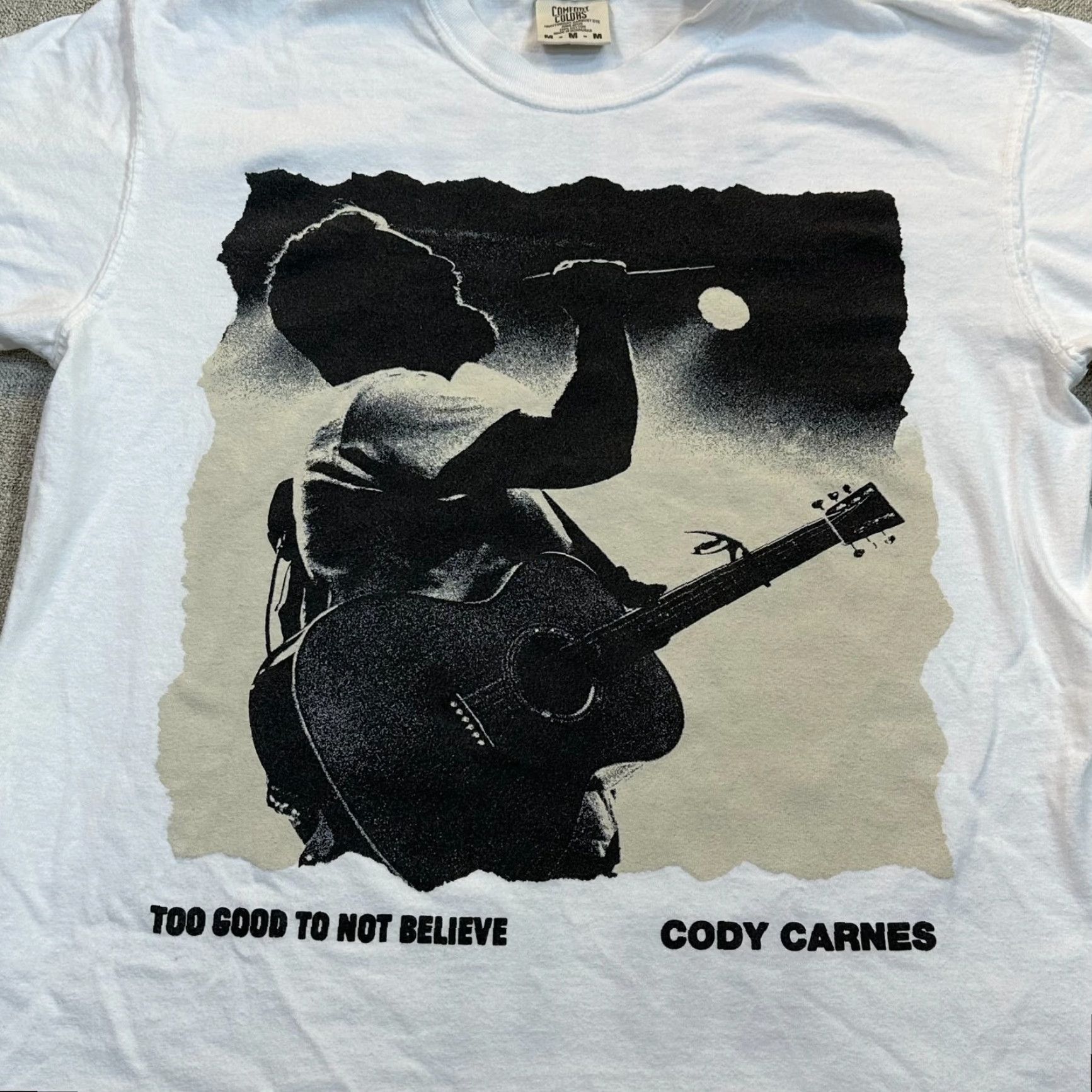 Comfort Colors Cody Carnes Mens T-Shirt Crew Neck Short Sleeve Graphic Print Multicolor Cotton Comfort Colors Regular Medium Size US M / EU 48-50 / 2 - 3 Thumbnail