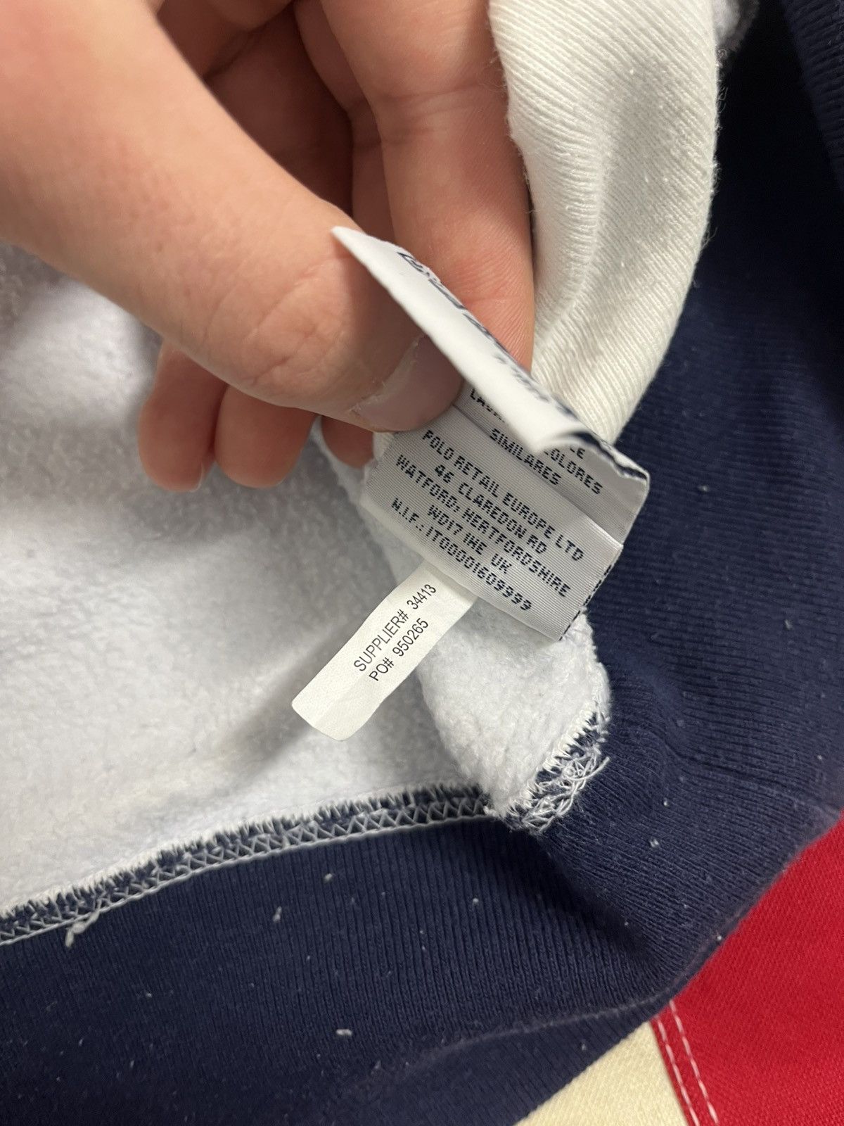 Polo Ralph Lauren Vintage Polo Ralph Lauren big logo Hoodie Size US XXL / EU 58 / 5 - 12 Thumbnail