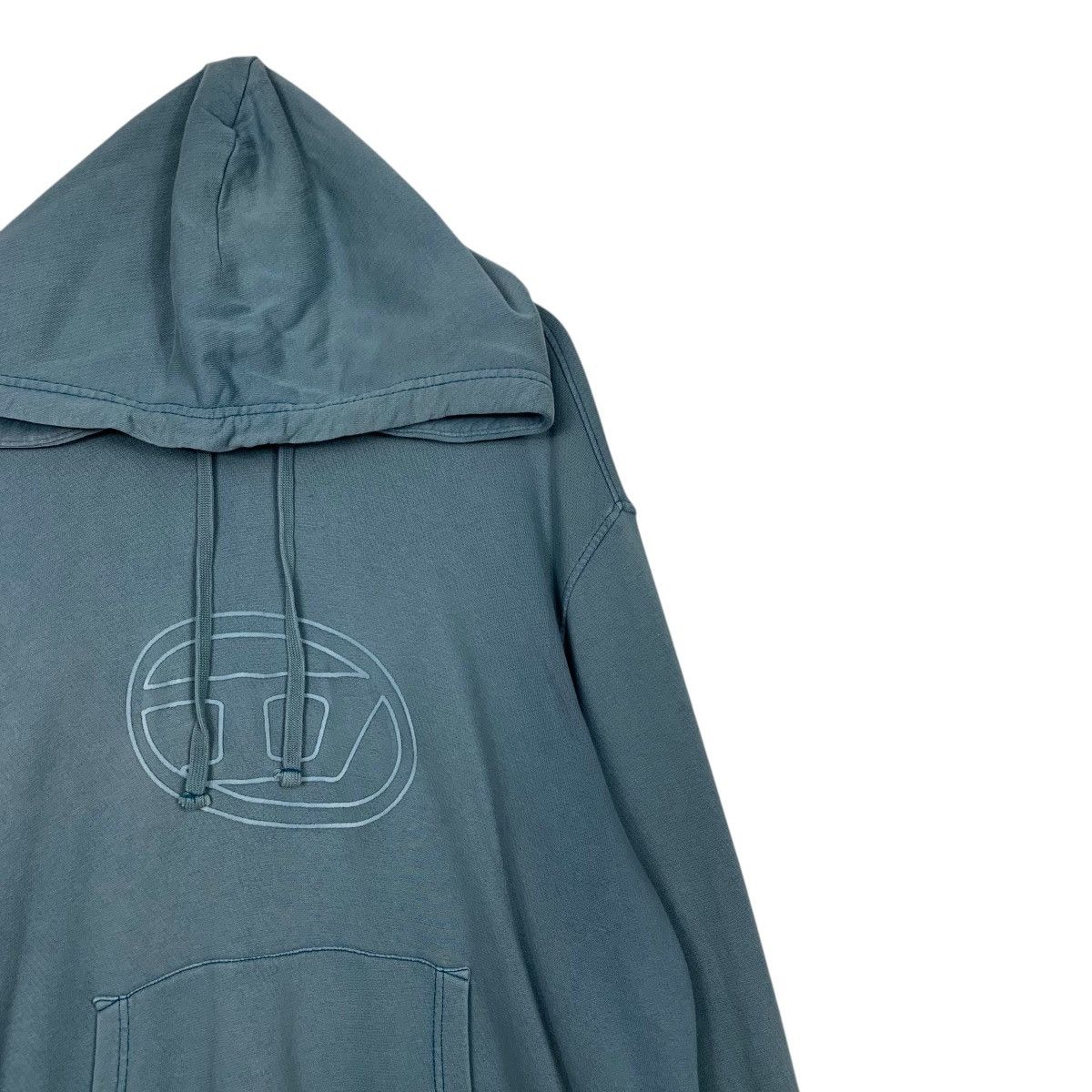 Diesel DIESEL Big Logo Pullover Hoodie Sweatshirt #2528-C114 Size US XXL / EU 58 / 5 - 5 Thumbnail