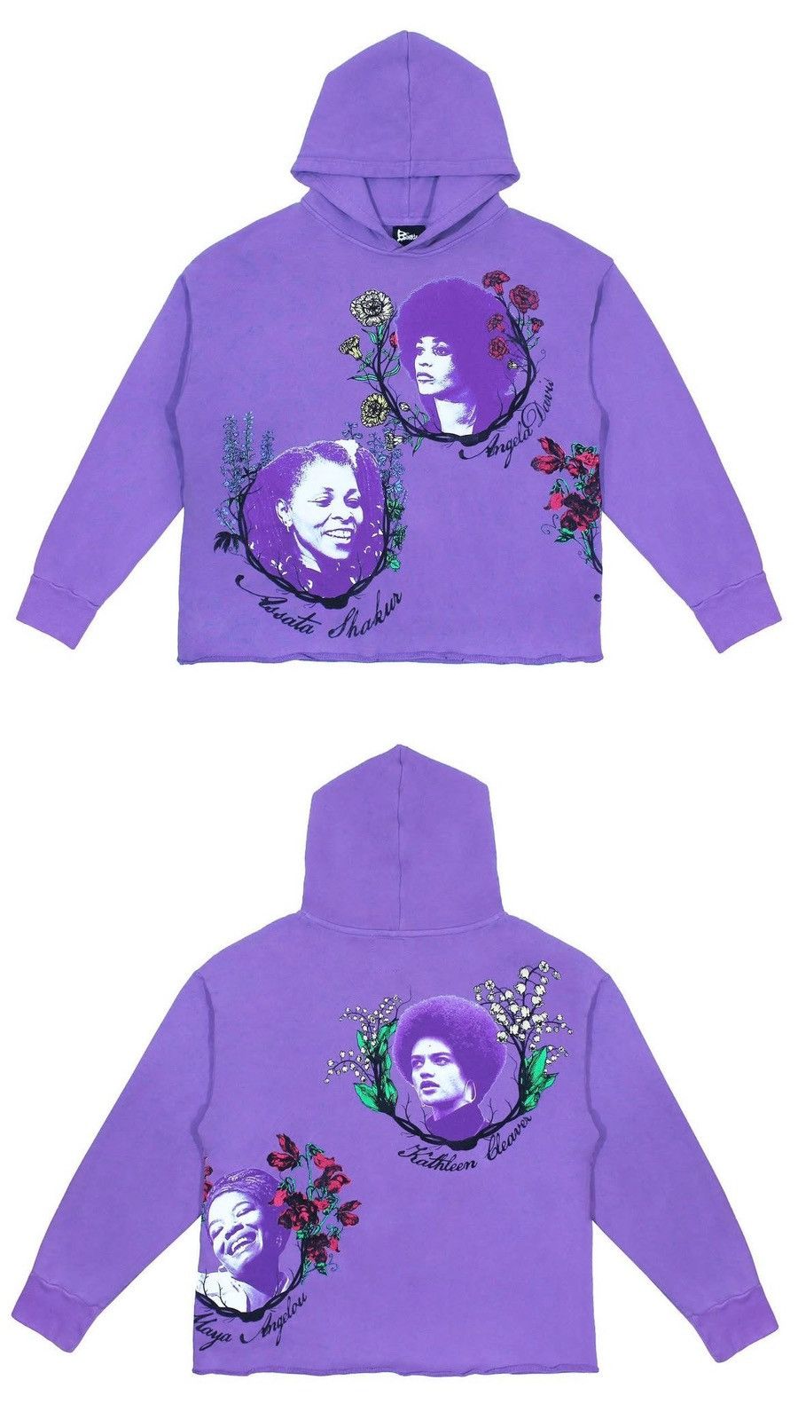 Barriers Barriers Powerful Black Woman Lavendar Hoodie Sz XL Size US XL / EU 56 / 4 - 2 Thumbnail