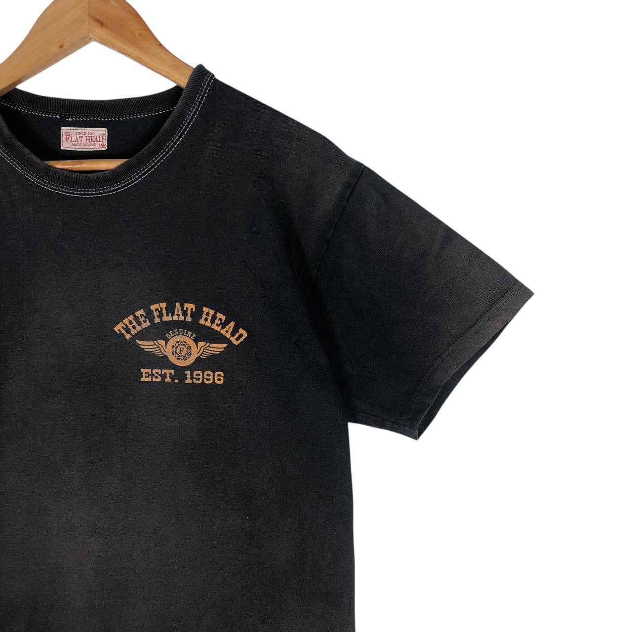 The Flat Head Vintage 90s The Flat Head Men T-Shirt Size US M / EU 48-50 / 2 - 4 Thumbnail