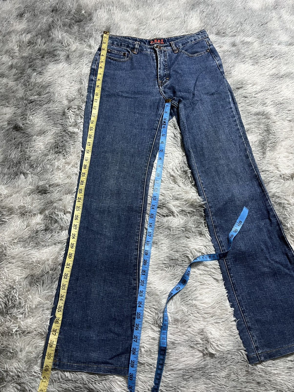 W&LT Vintage Wild and Lethal trash flare jeans Size 28" / US 6 / IT 42 - 19 Thumbnail