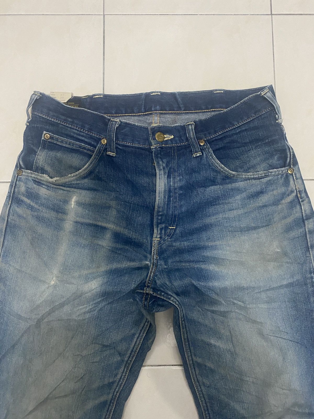 Lee × Vintage 🔥FINAL DROP🔥 LEE 101Z Vintage Japanese Made Distressed Denim Size US 31 - 3 Thumbnail