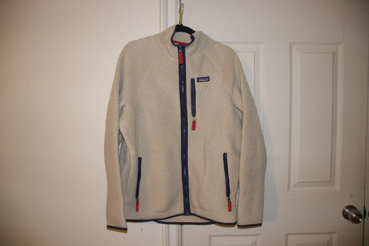 image of Patagonia Retro Pile Fleece Jacket in Beige, Men's (Size Large)