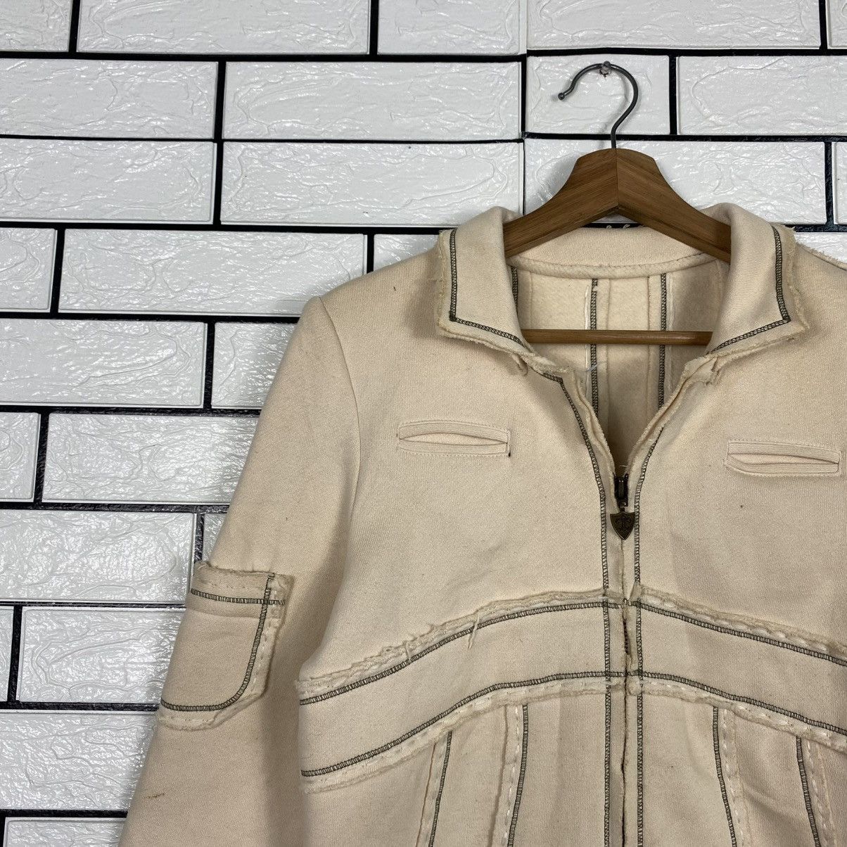 Japanese Brand 📌Vintage Wool Zipper Jacket Via Faburicca Issey Miyake Size US M / EU 48-50 / 2 - 8 Thumbnail