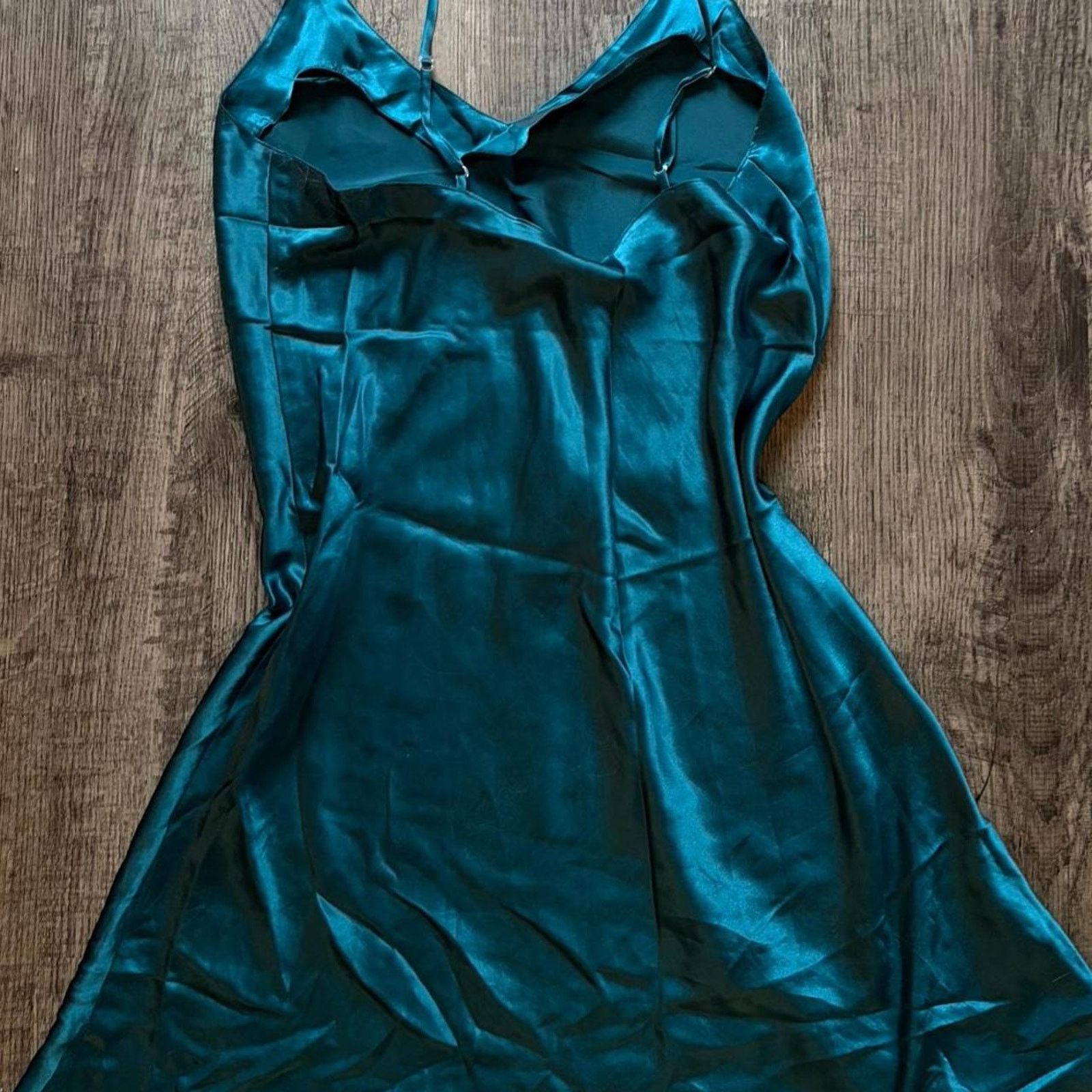 Other Maidenform teal satin slip dress Size M / US 6-8 / IT 42-44 - 3 Thumbnail