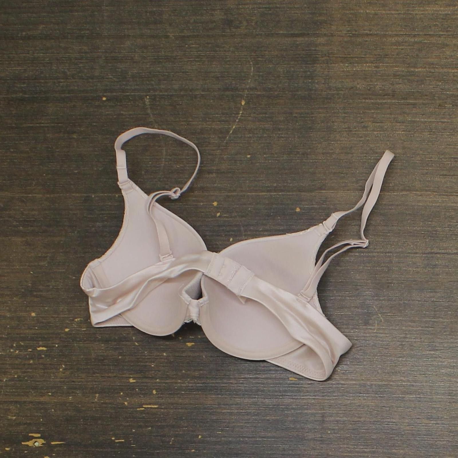 Designer Maidenform Demi Bra 09428 09428 Sandshell Pink Brown 34a Size ONE SIZE - 2 Thumbnail