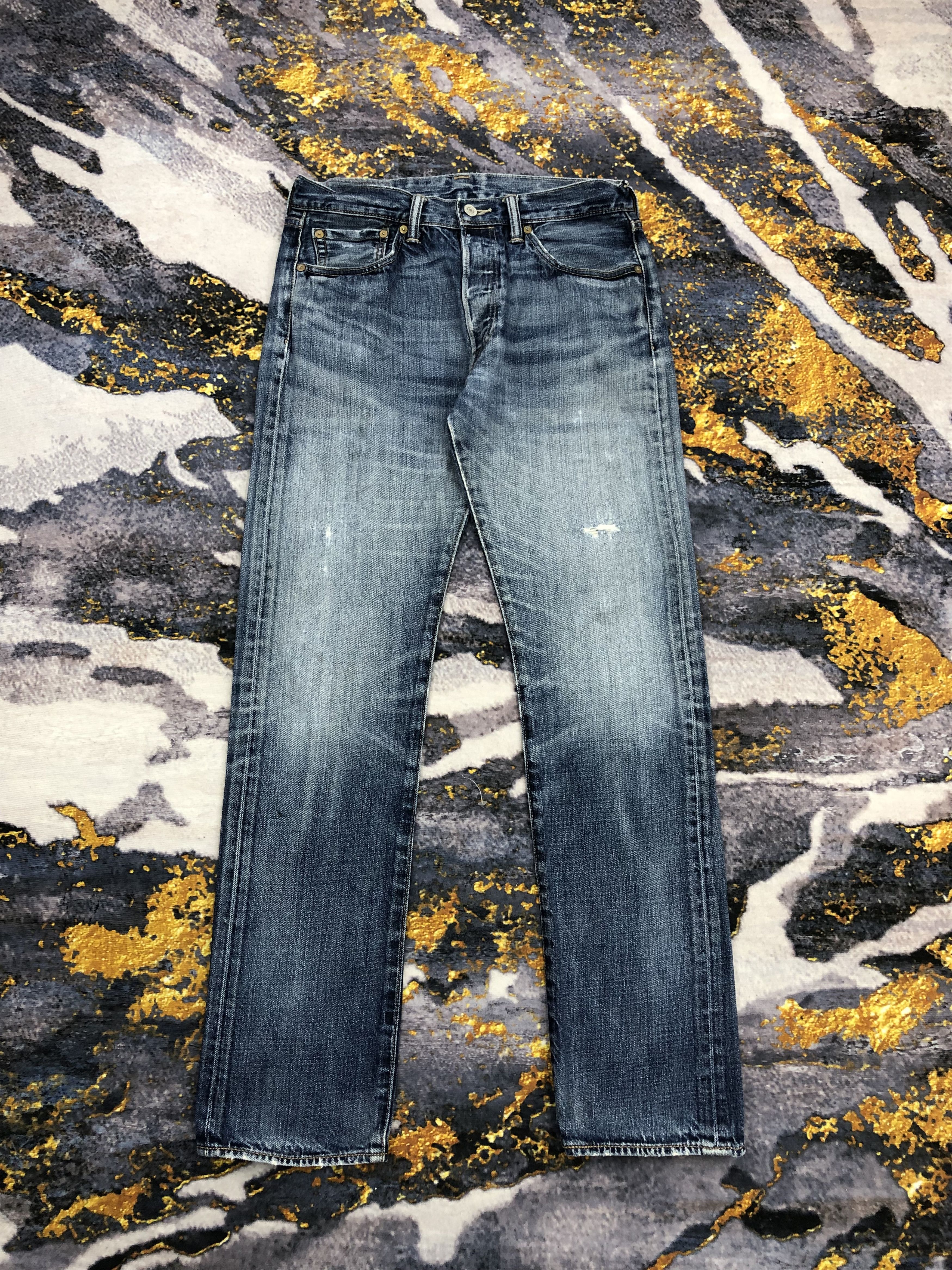 Levi's Vintage Levis 501 Faded Blue Jeans DPP0062 Size US 31 - 1 Thumbnail