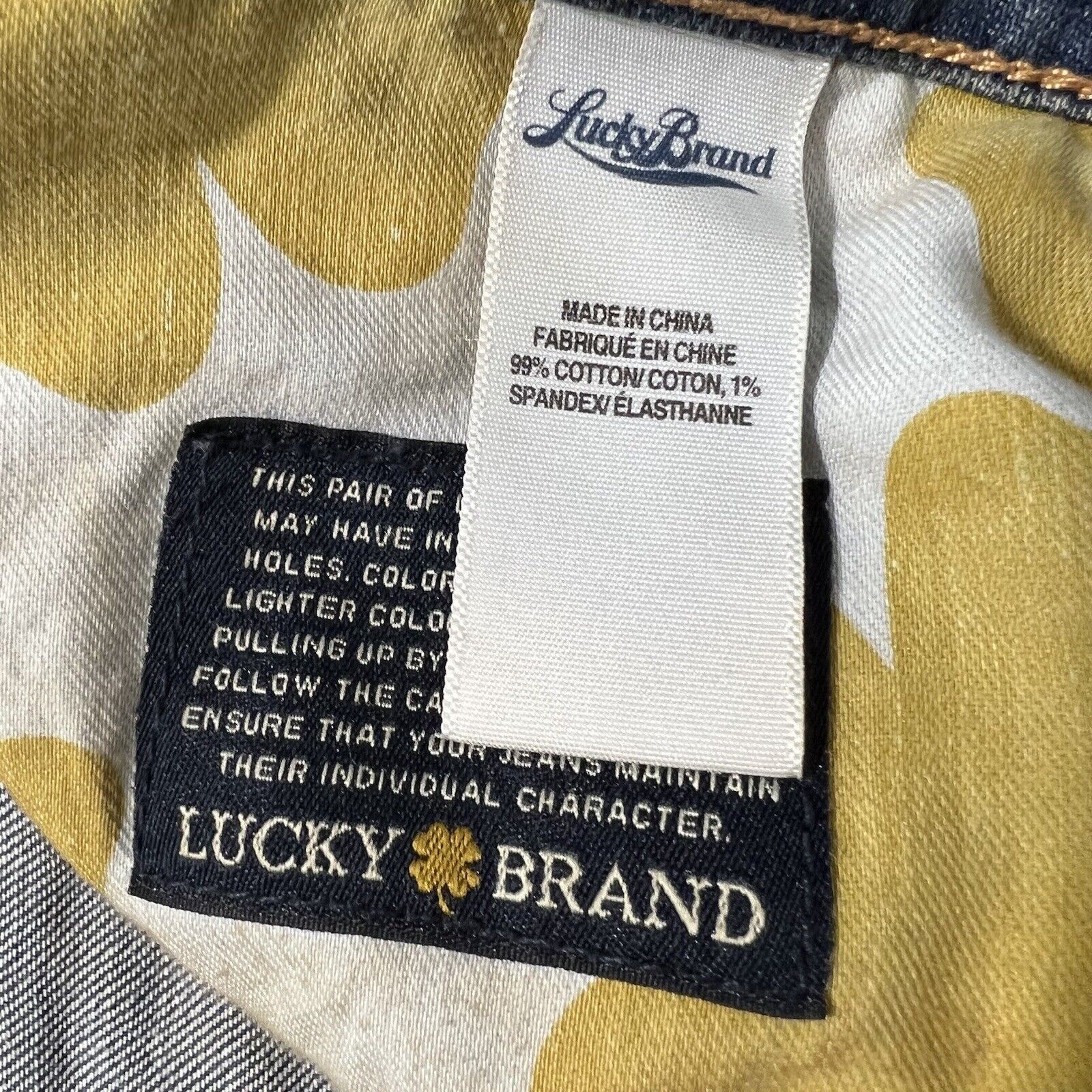 Lucky Brand Lucky Brand 8/29 Straight Leg Distressed Blue Jeans Size 30" / US 8 / IT 44 - 5 Thumbnail