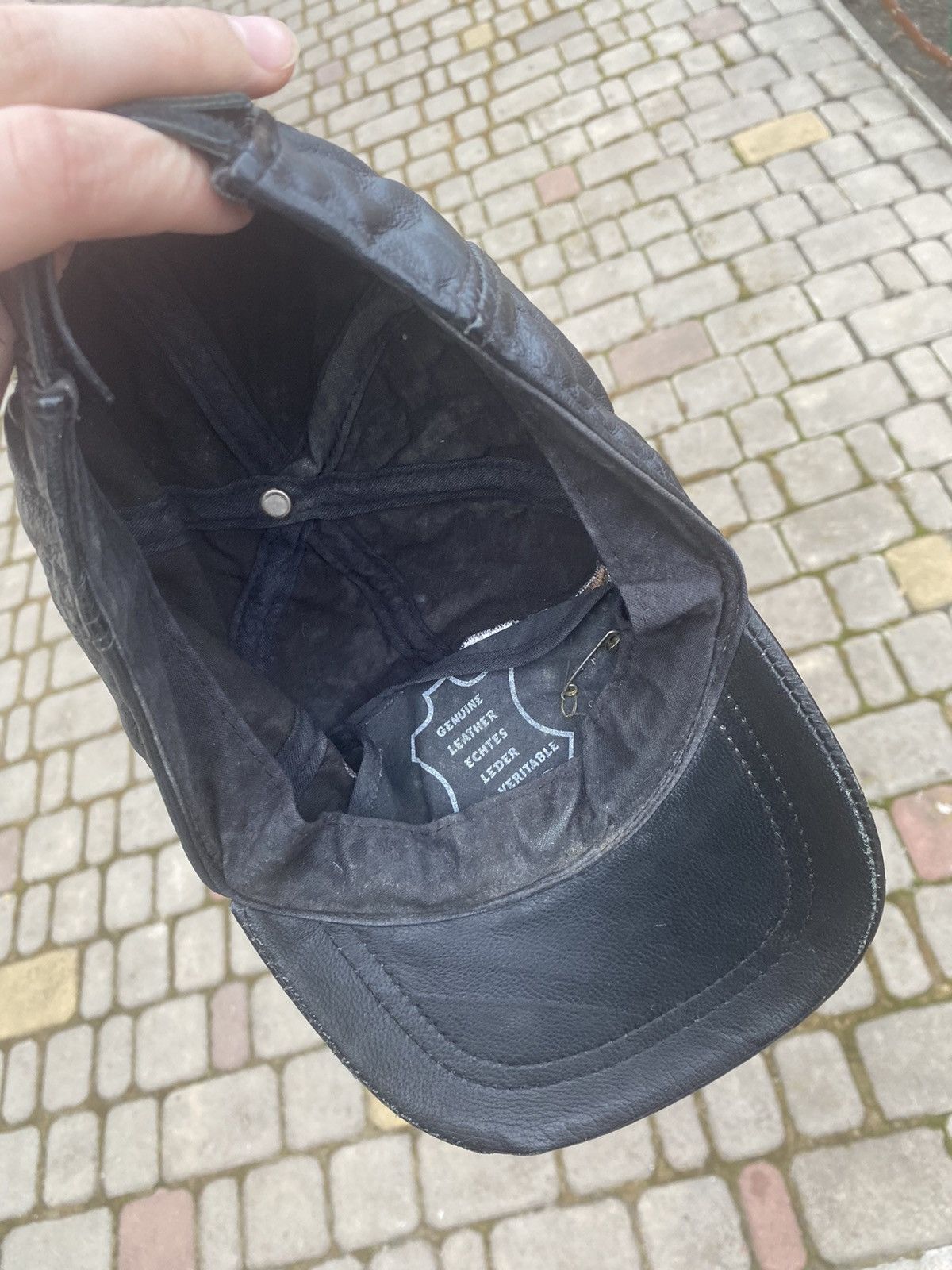 Vintage Vintage Harley-Davidson Leather Biker Baseball Cap Size ONE SIZE - 5 Thumbnail