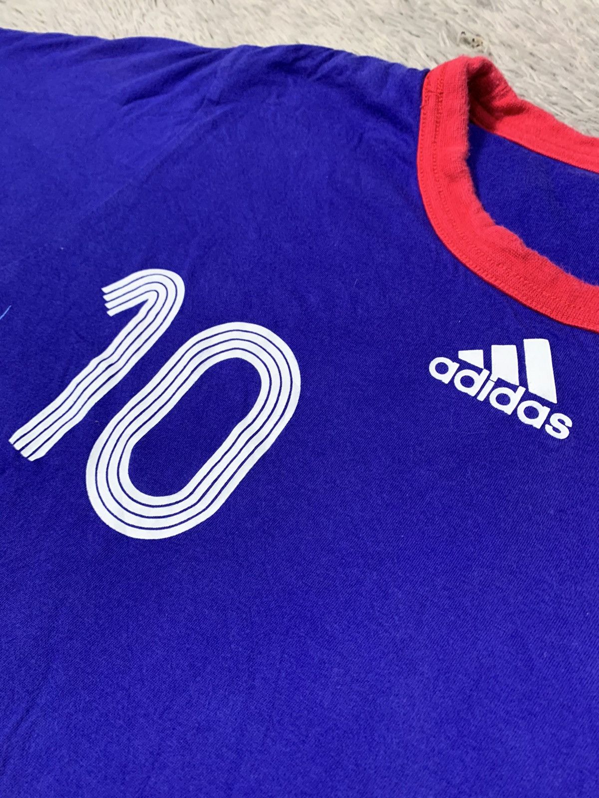 Adidas Vintage Adidas Japan Football Reversible Shirt A398 Size US L / EU 52-54 / 3 - 4 Thumbnail