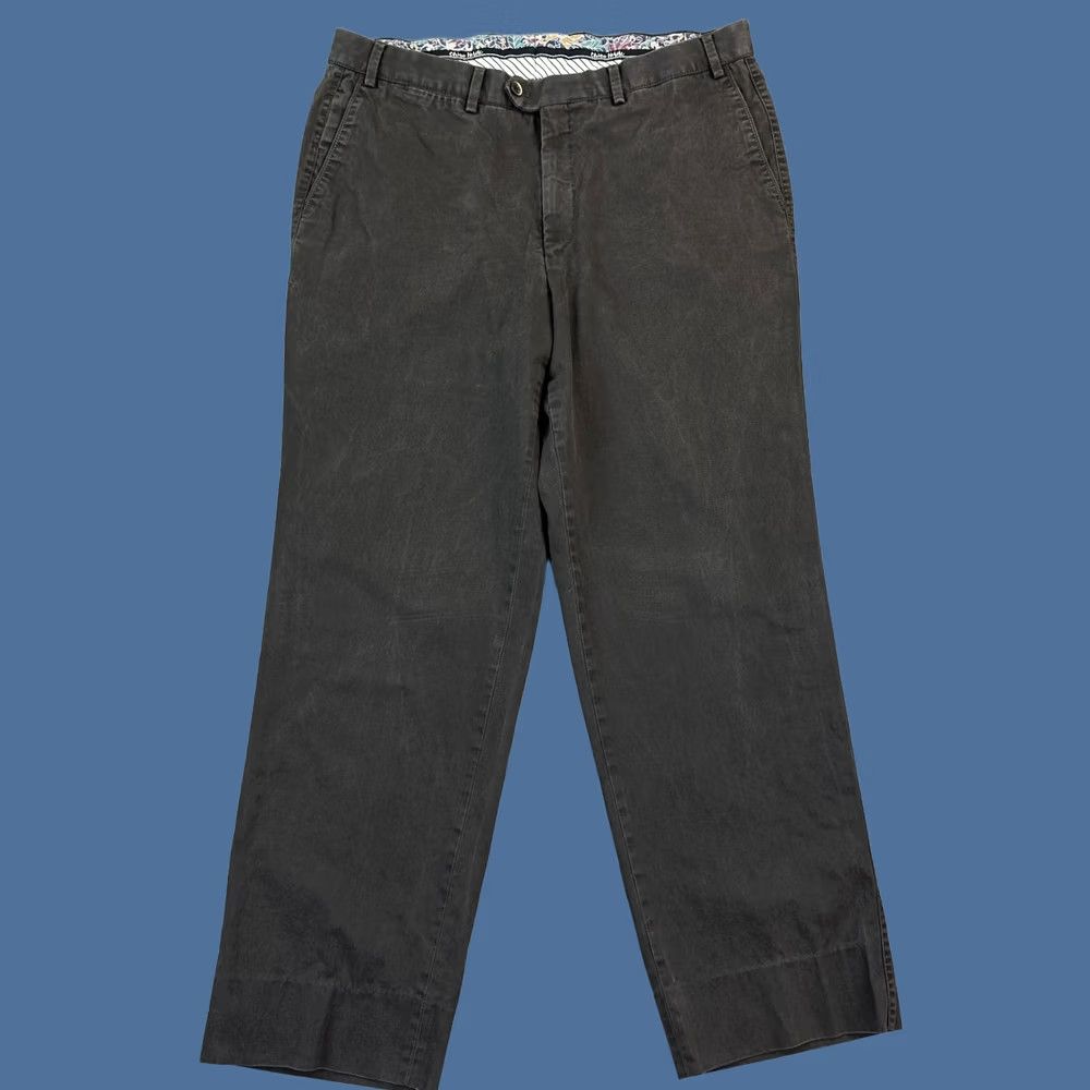 Vintage Hiltl Pants Mens 36x30 Gray Doyle Ultimate Trouser Dress Chino Stretch Casual Pants Regular Gray 36 Mens Vintage N/A Size US 36 / EU 52 - 1 Thumbnail