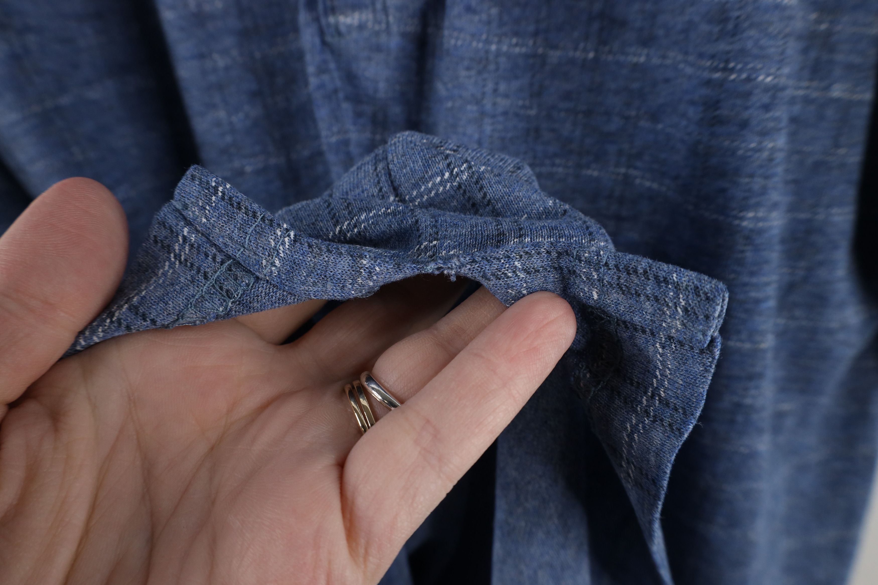 Vintage Vintage 90s Streetwear Knit Collared Polo Shirt Blue Size US M / EU 48-50 / 2 - 4 Thumbnail