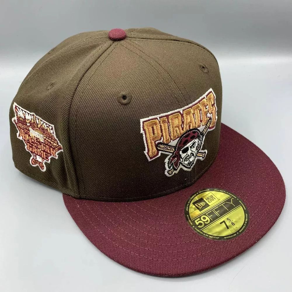 New Era Pittsburgh Pirates Hat Men 7 5/8 59Fifty New Era Fitted Cap Size ONE SIZE - 1 Thumbnail