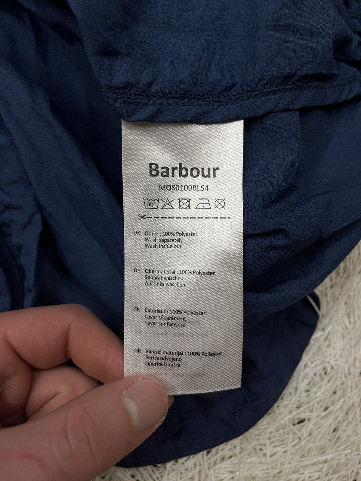 Barbour Barbour International Jacket Full Zip Hooded Windbreker Size US L / EU 52-54 / 3 - 7 Thumbnail