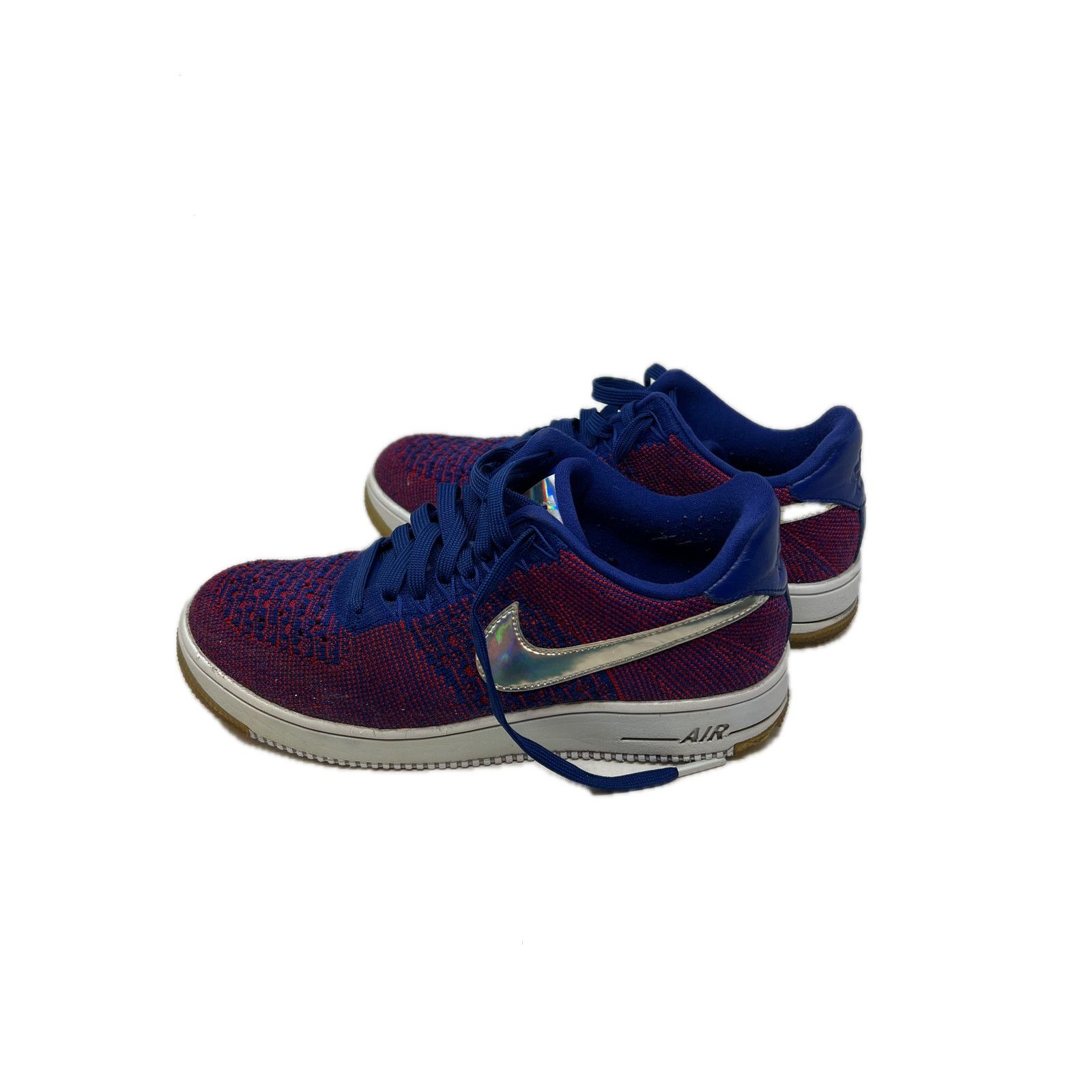 Nike Nike Air Force 1 Low Flyknit USA Purple Blue Womans 7 Size US 7 / IT 37 - 2 Thumbnail