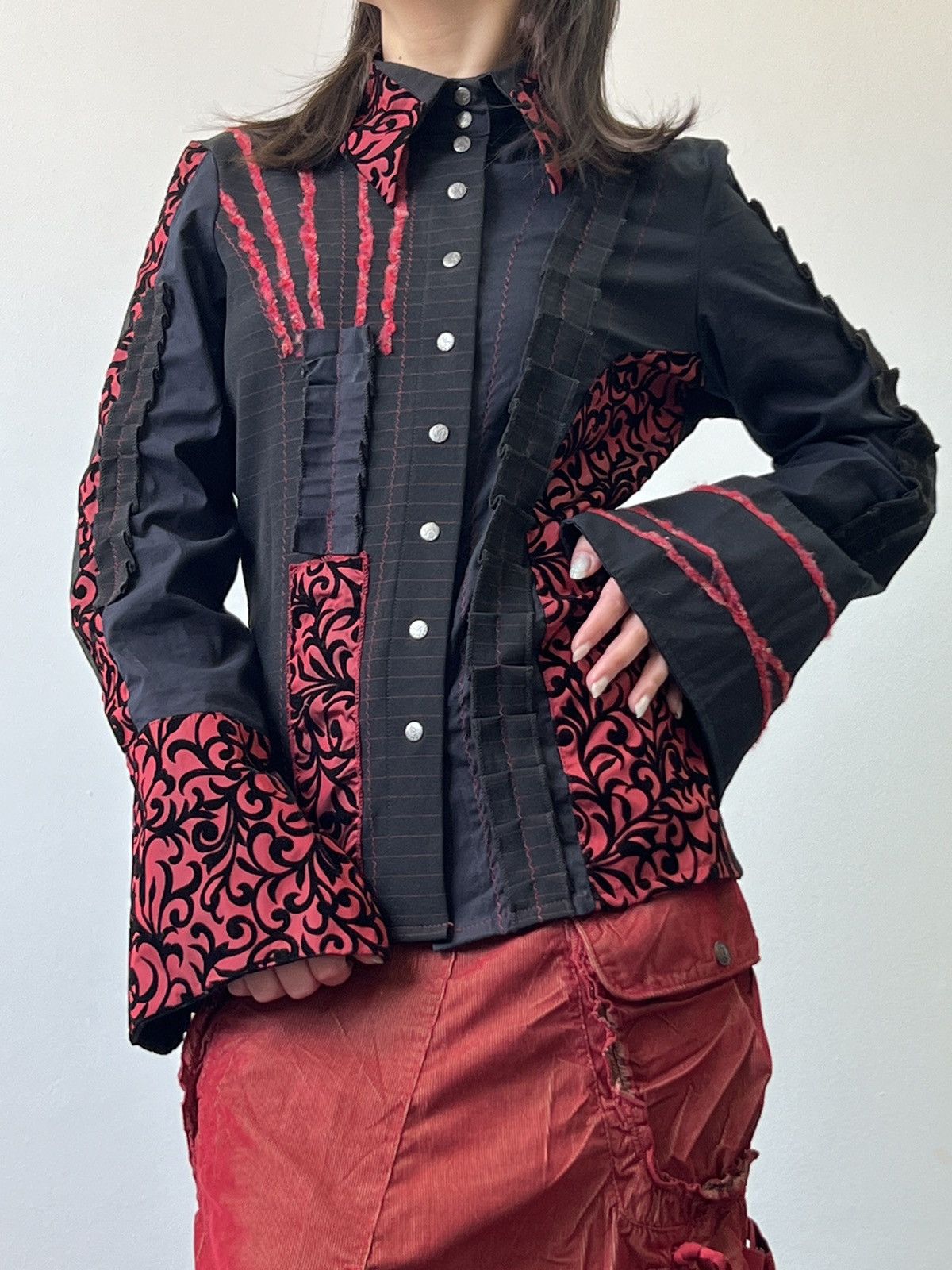 Jean Paul Gaultier Vintage Jean Paul Gaultier Save The Queen blazer Size L / US 10 / IT 46 - 2 Thumbnail