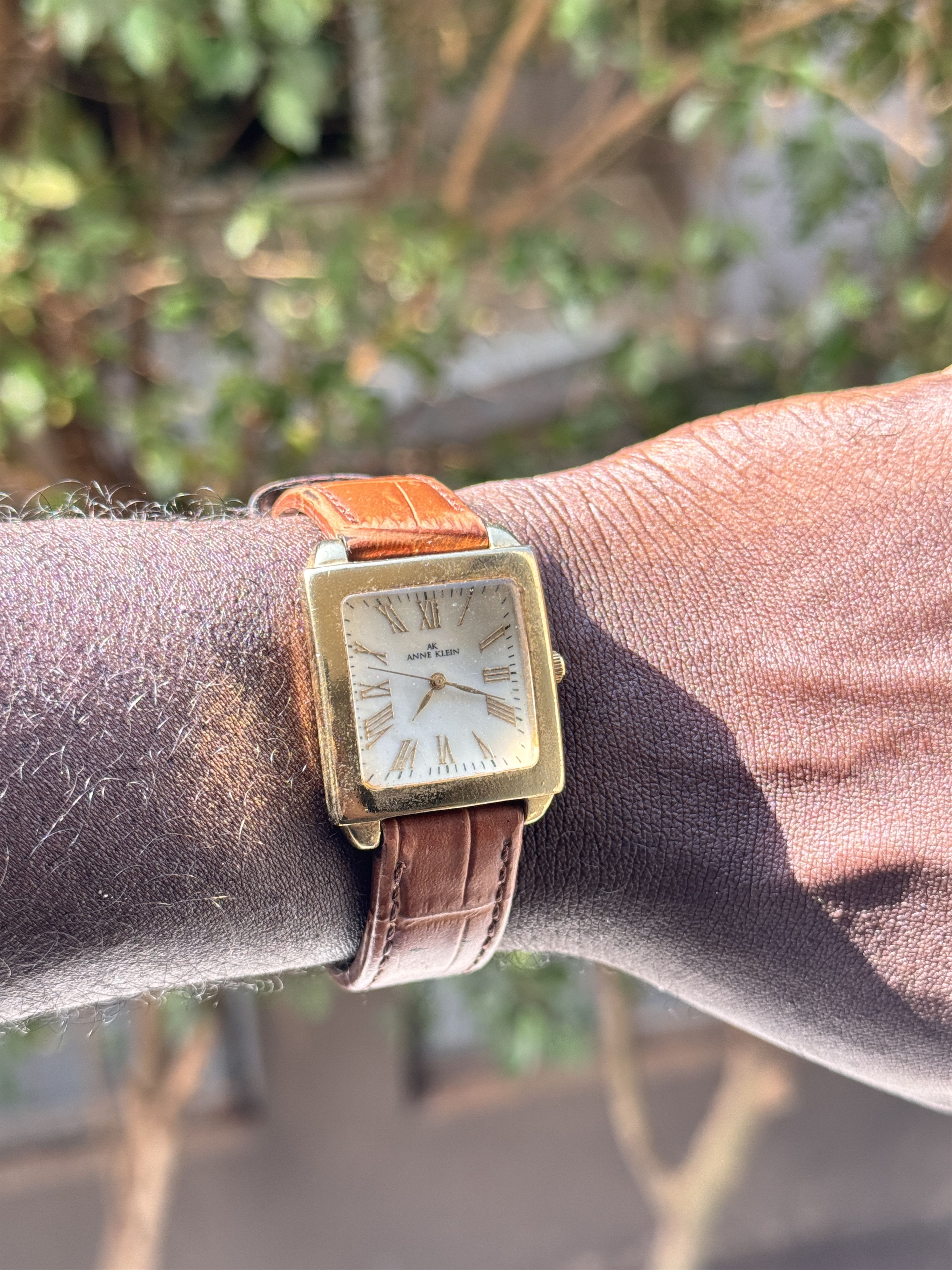 Anne Klein Anne Klein gold tone vintage square watching Size ONE SIZE - 2 Thumbnail
