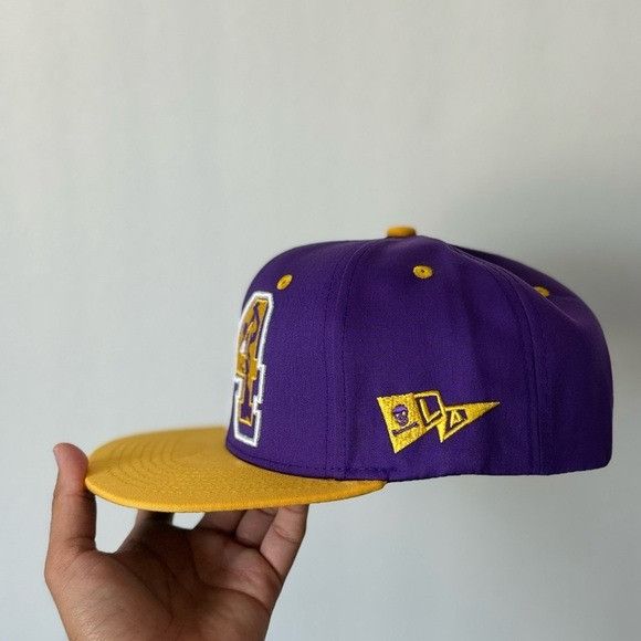 NBA NEW L.A LAKERS LOS ANGELES KOBE 24 FLAT BILL SNAPBACK Size ONE SIZE - 4 Thumbnail