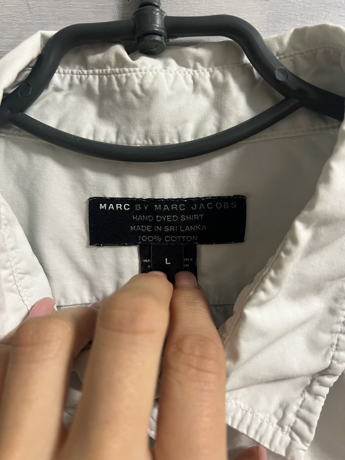 Marc Jacobs × Marc by Marc Jacobs Rare Luxury Shirt Marc by Marc Jacobs Hand Dyed Size US L / EU 52-54 / 3 - 6 Thumbnail