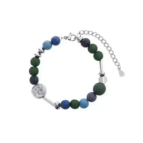 Jewelry Colorful Bead Splicing Couple Fashion Bracelet Size ONE SIZE - 1 Thumbnail