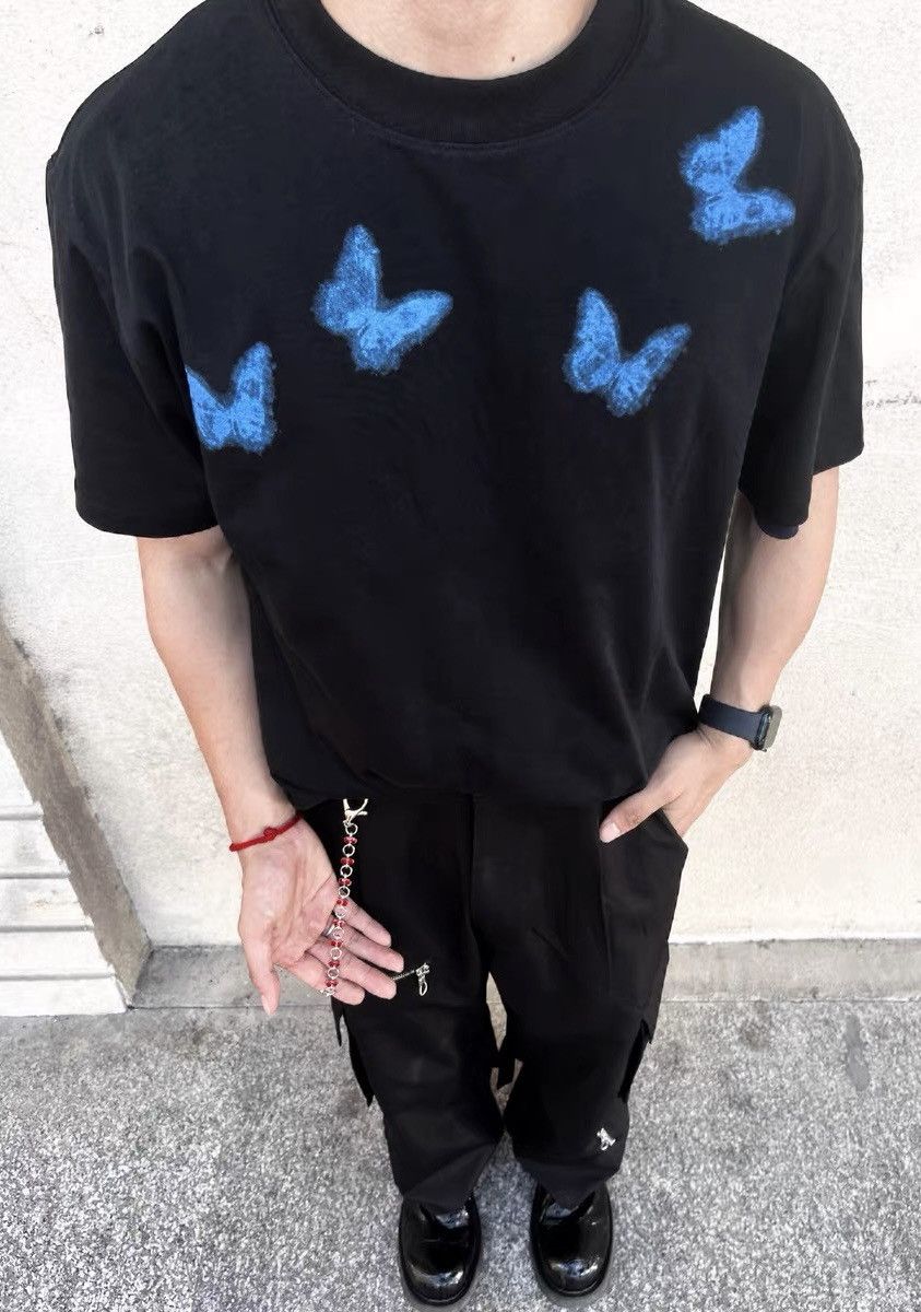 Japanese Brand × Vintage Retro punk goth butterfly t-shirt cityboy Size US XL / EU 56 / 4 - 2 Thumbnail