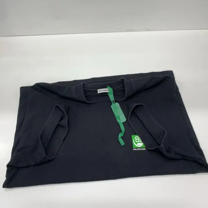 Balenciaga Balenciaga Eco-Friendly Logo Print Short Sleeve T-Shirt 007 Size S / US 4 / IT 40 - 4 Thumbnail