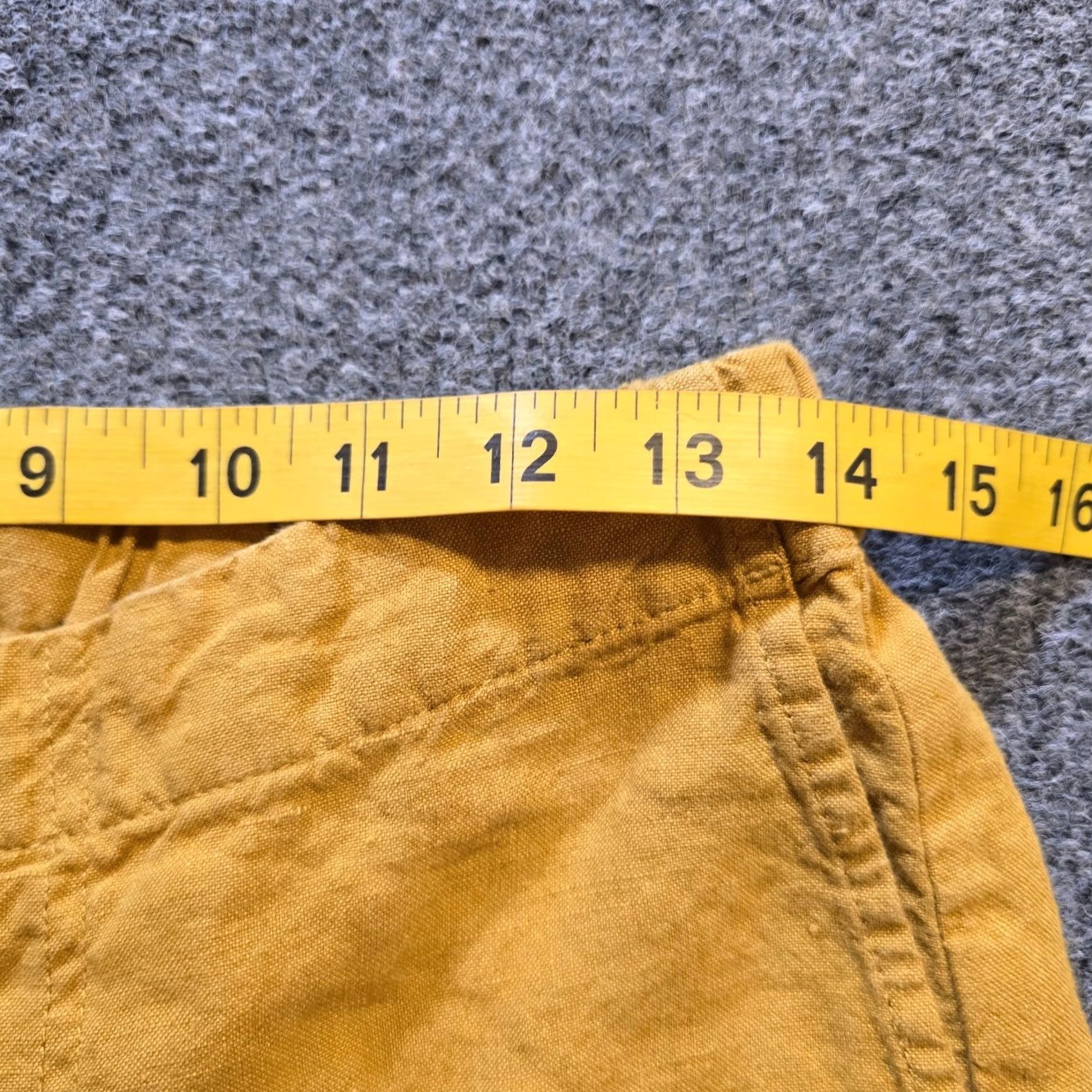 J. Jill J. Jill Pants Womens XS Petite Yellow Wide-Leg Linen Cropped Beachy Capsule Shirt/Bottom? Size 26" / US 2 / IT 38 - 5 Thumbnail