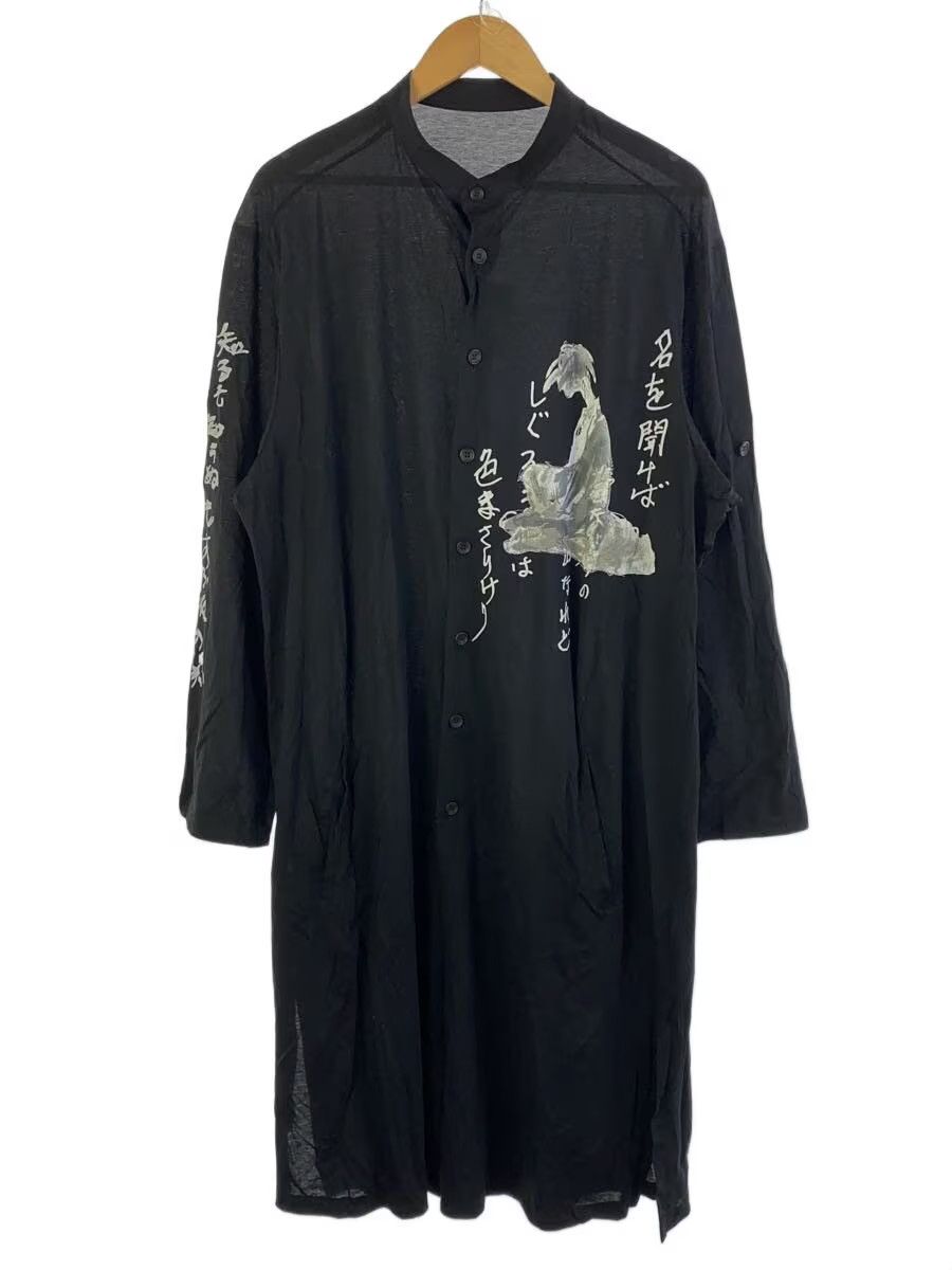 yohji yamamoto POUR HOMME 25SS PRINT LONG BLOUSE