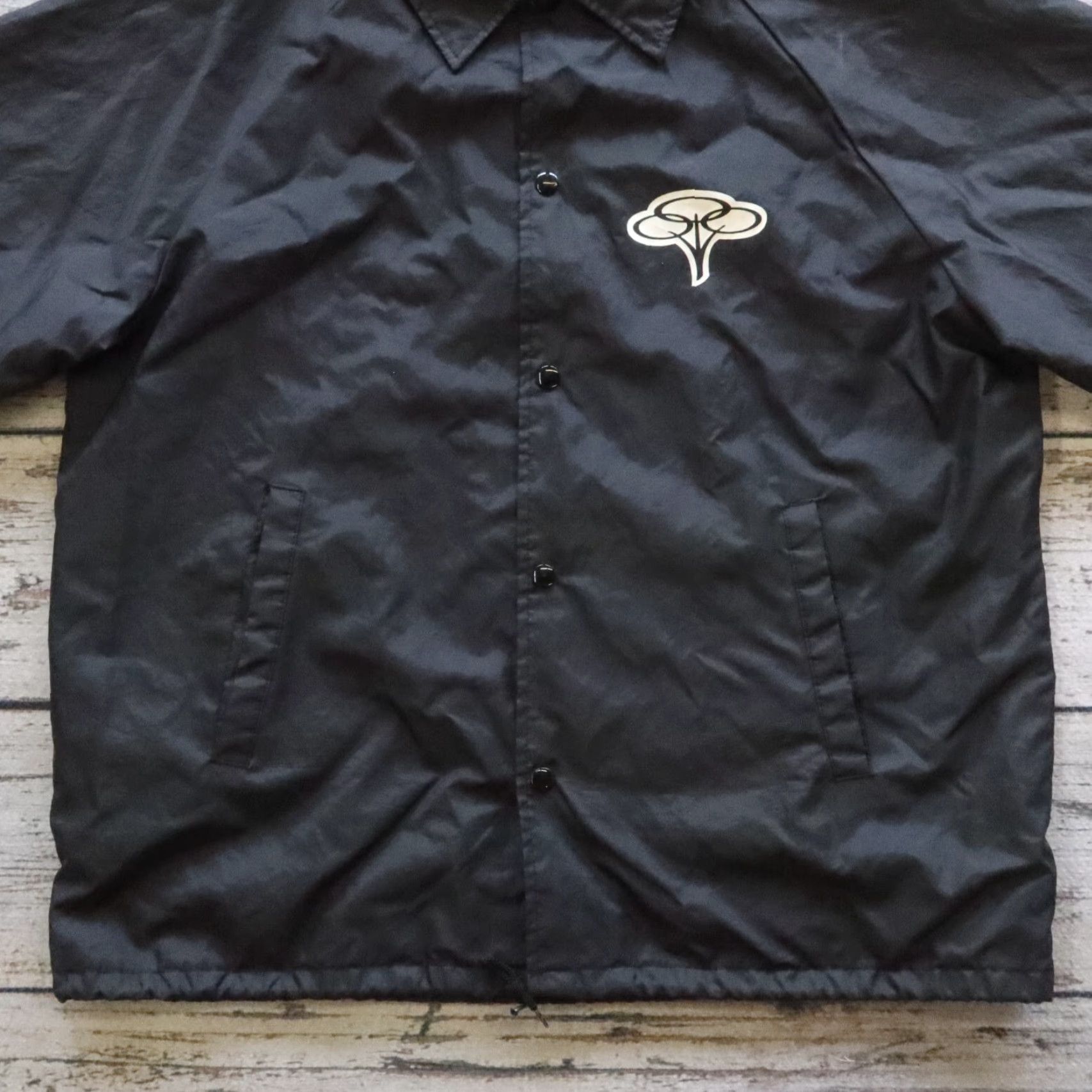 Vintage VINTAGE Limp Bizkit Windbreaker Coaches Jacket Made in USA L Black Men's Jacket Windbreaker 90s Size US L / EU 52-54 / 3 - 4 Thumbnail
