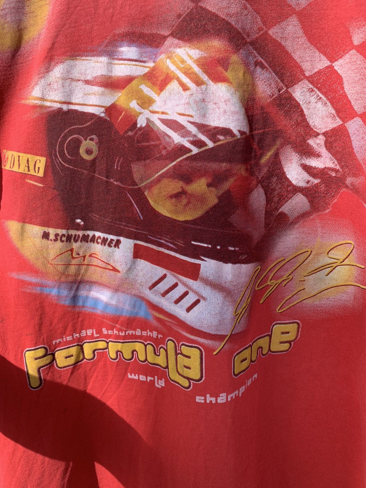 Ferrari × Formula 1 Vintage F1 Michael Schumacher Racing T-shirt Size US XL / EU 56 / 4 - 7 Thumbnail