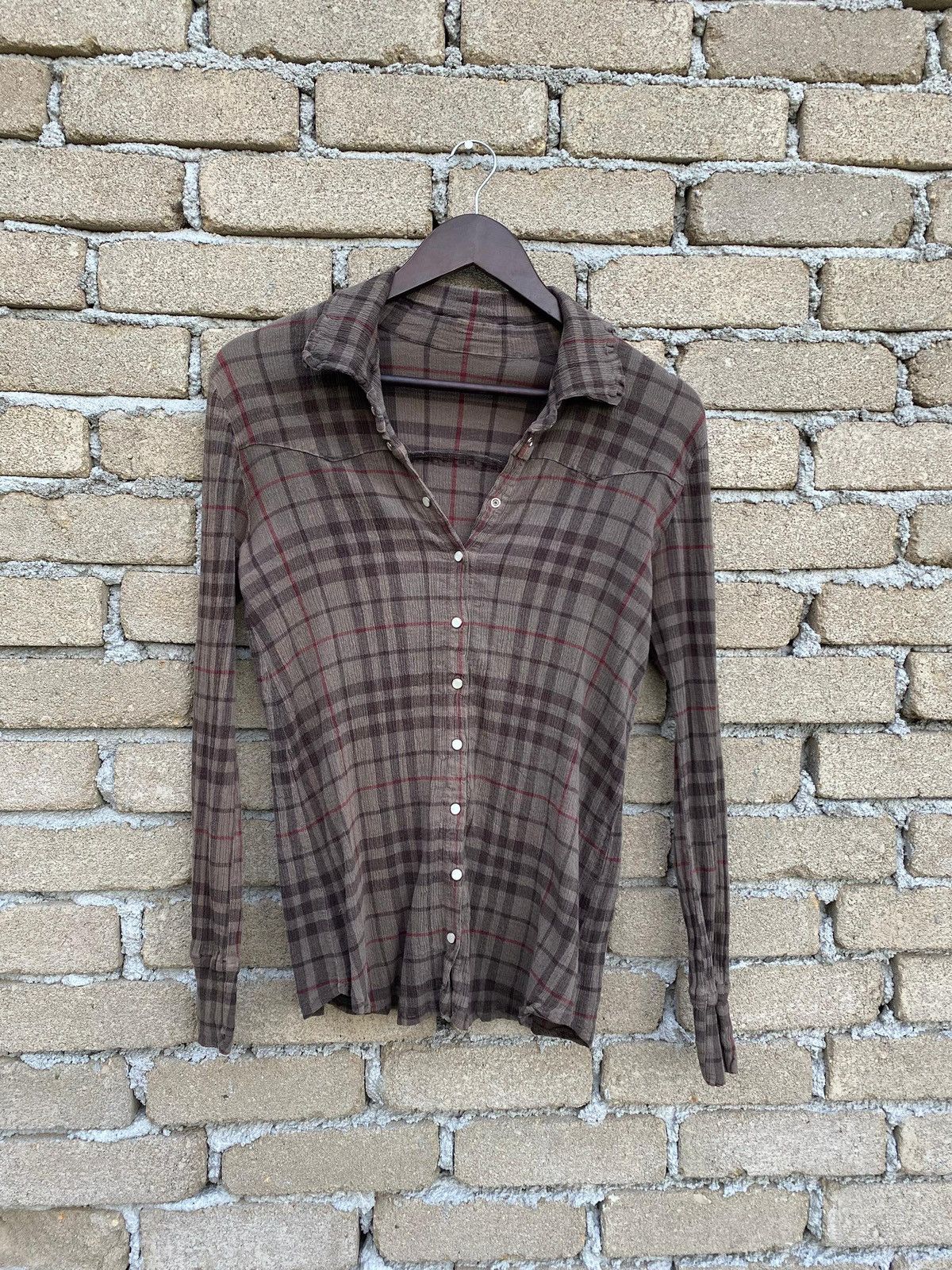 Tsumori Chisato Tsumori Chisato Pearl Snap Button Shirt Longsleeve Size M / US 6-8 / IT 42-44 - 2 Thumbnail