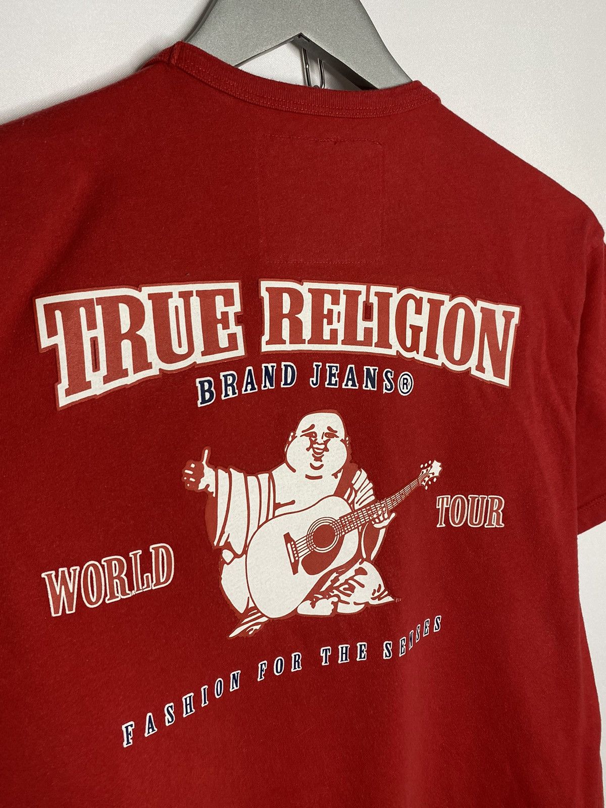 True Religion 🇯🇵Vintage True Religion Double Puff Crew Big Logo T-Shirt🇯🇵 Size US L / EU 52-54 / 3 - 4 Thumbnail