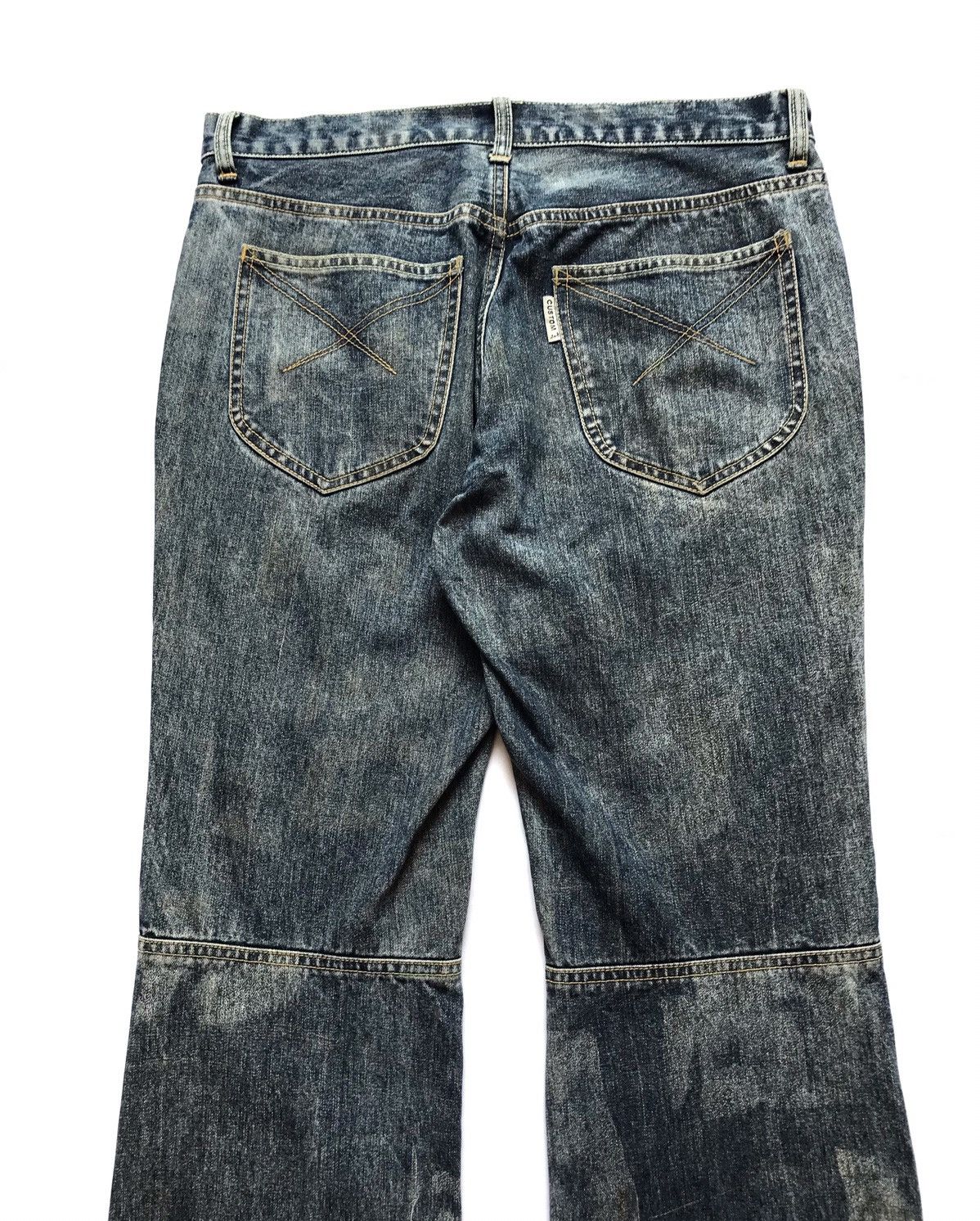20471120 CUSTOM CULTURE FLARE BLEACH TROUSER PANTS Size US 29 - 5 Thumbnail