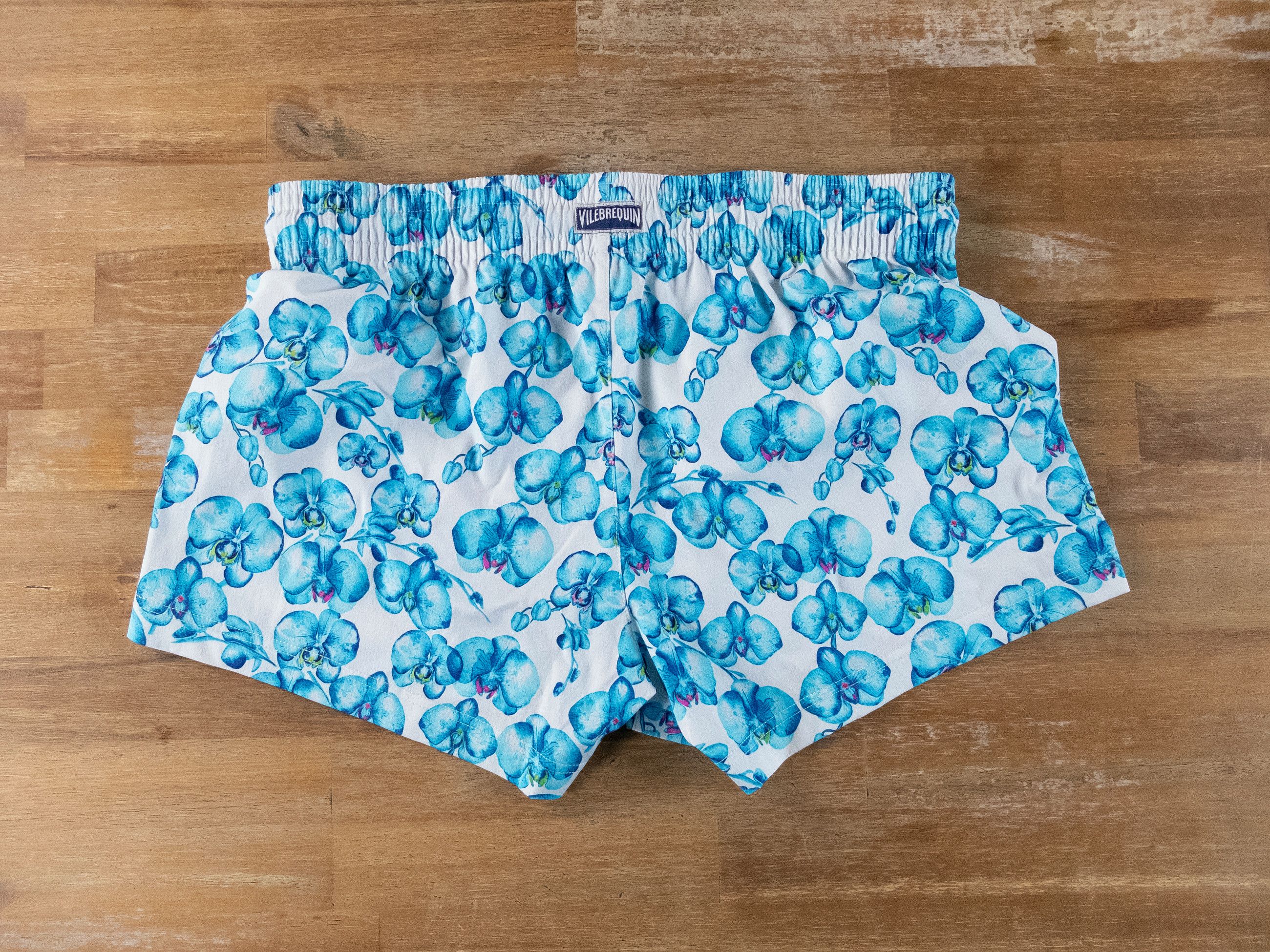 Vilebrequin VILEBREQUIN Orchid white blue floral swim shorts Small Size 30" / US 8 / IT 44 - 10 Thumbnail