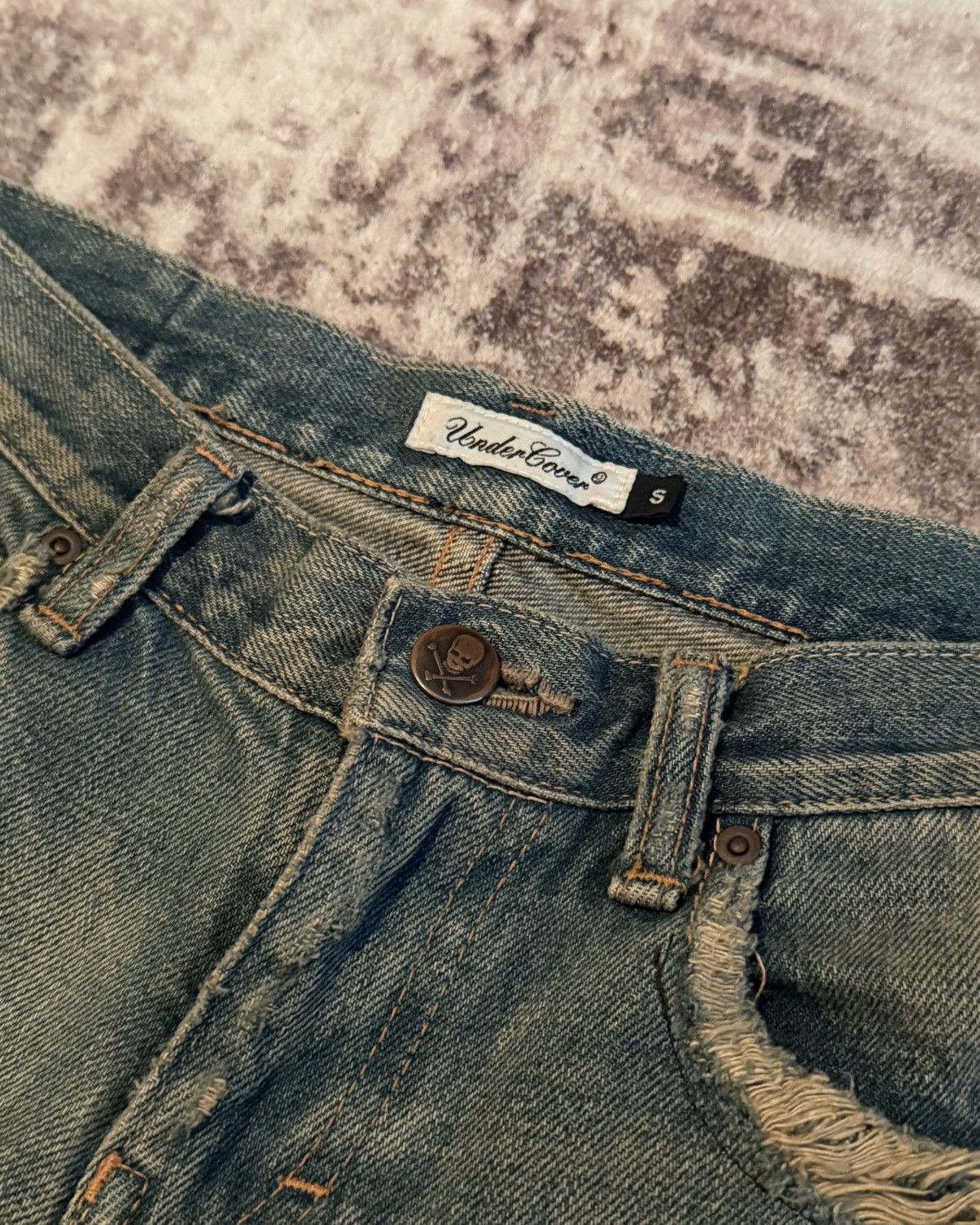 Undercover Undercover AW04 68 “Red Yarn” Denim Size US 28 / EU 44 - 4 Thumbnail