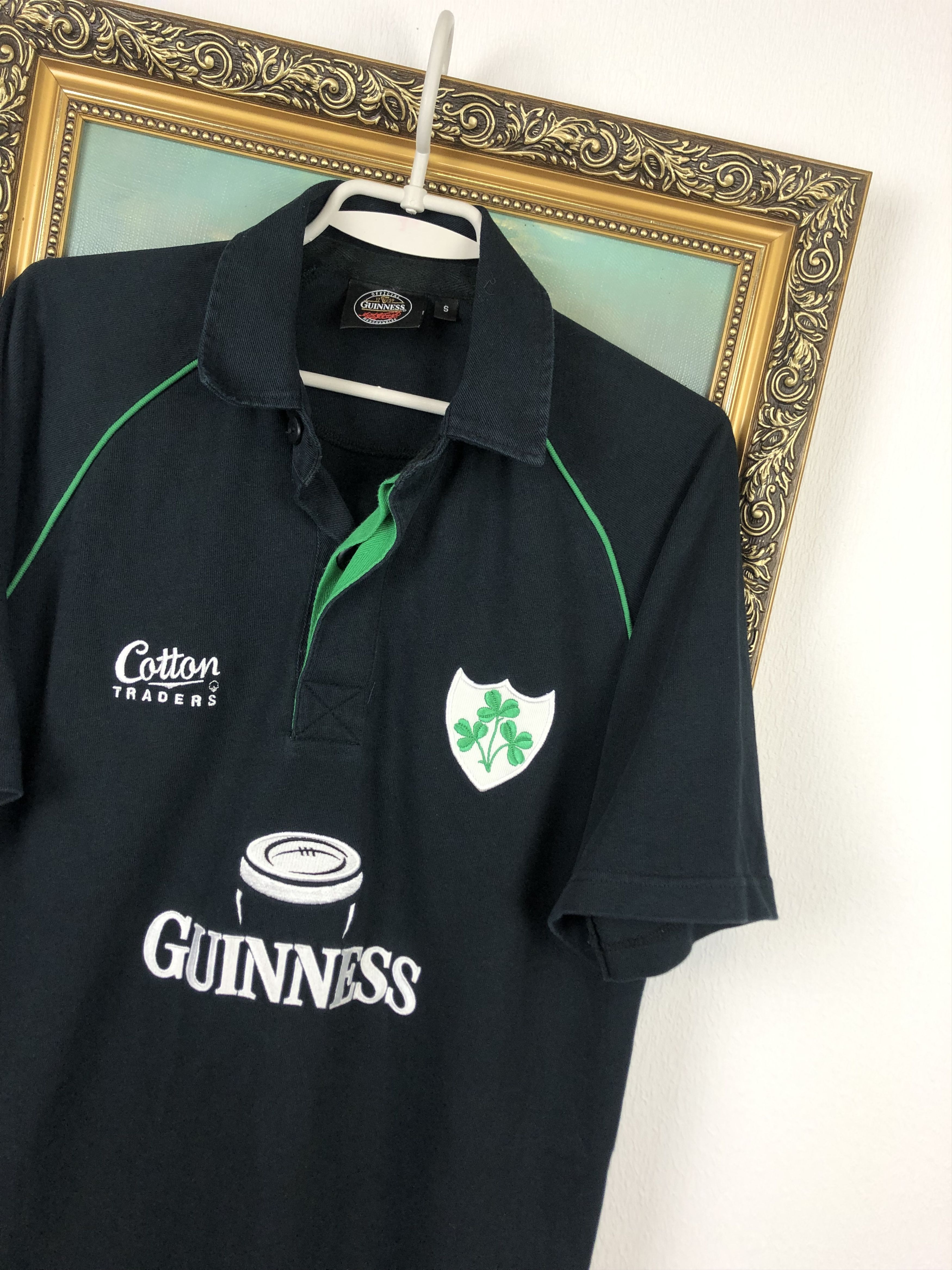 Vintage Vintage Ireland Rugby Jersey Cotton Traders Rare Size US S / EU 44-46 / 1 - 3 Thumbnail