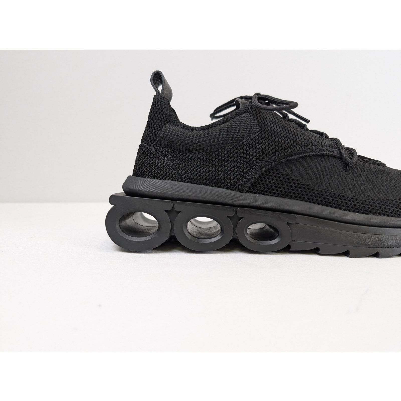 Salvatore Ferragamo o1rshd1 Nima Knit Men Shoes Fashion Sneaker in Black Size US 11 / EU 44 - 4 Thumbnail