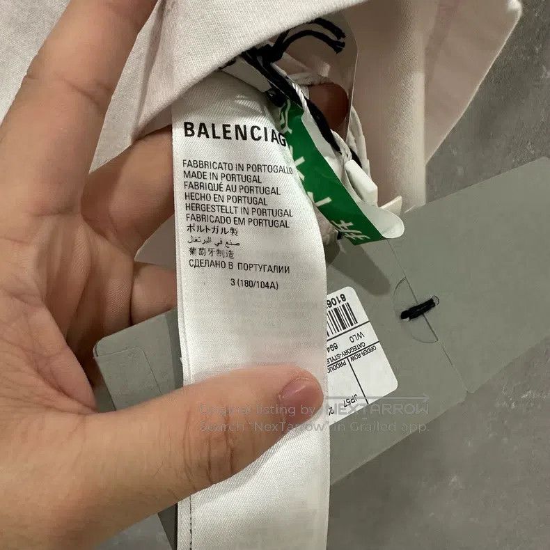 Balenciaga Balenciaga Graffiti Logo Short Sleeve Size US L / EU 52-54 / 3 - 5 Thumbnail