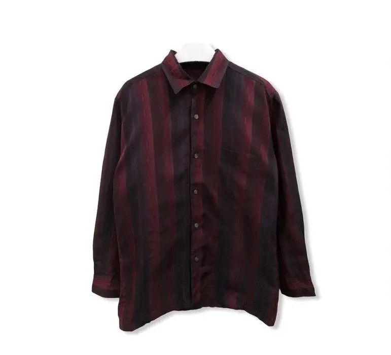 Flannel × Vintage Vintage Tokios Striped Design Flannel Shirt 👕 Size US S / EU 44-46 / 1 - 1 Thumbnail