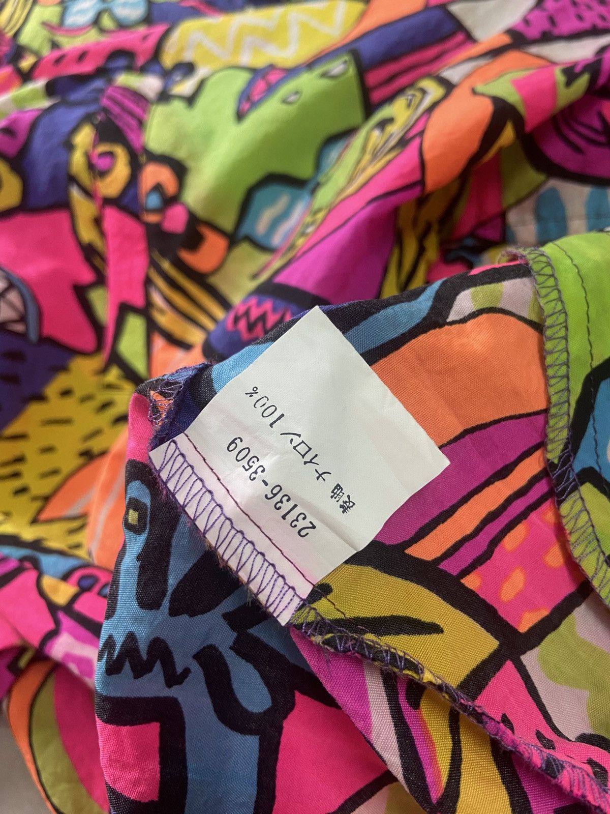 Japanese Brand Vintage Ulcolow Pattern Florescent Surf Jacket Size US M / EU 48-50 / 2 - 6 Thumbnail