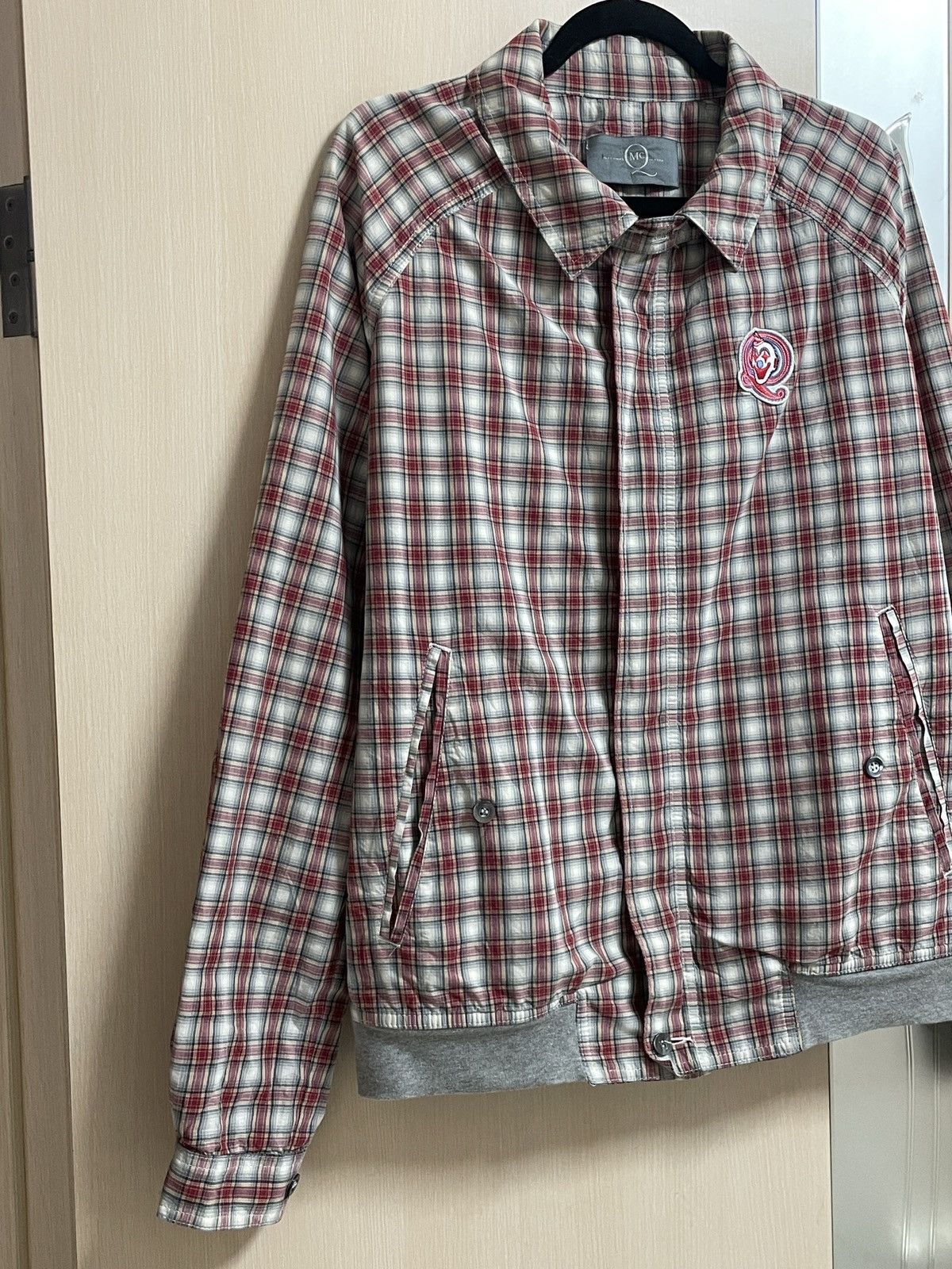 Alexander McQueen Alexander Mcqueen Cotton Bomber Jacket Check Pattern Size US M / EU 48-50 / 2 - 4 Thumbnail