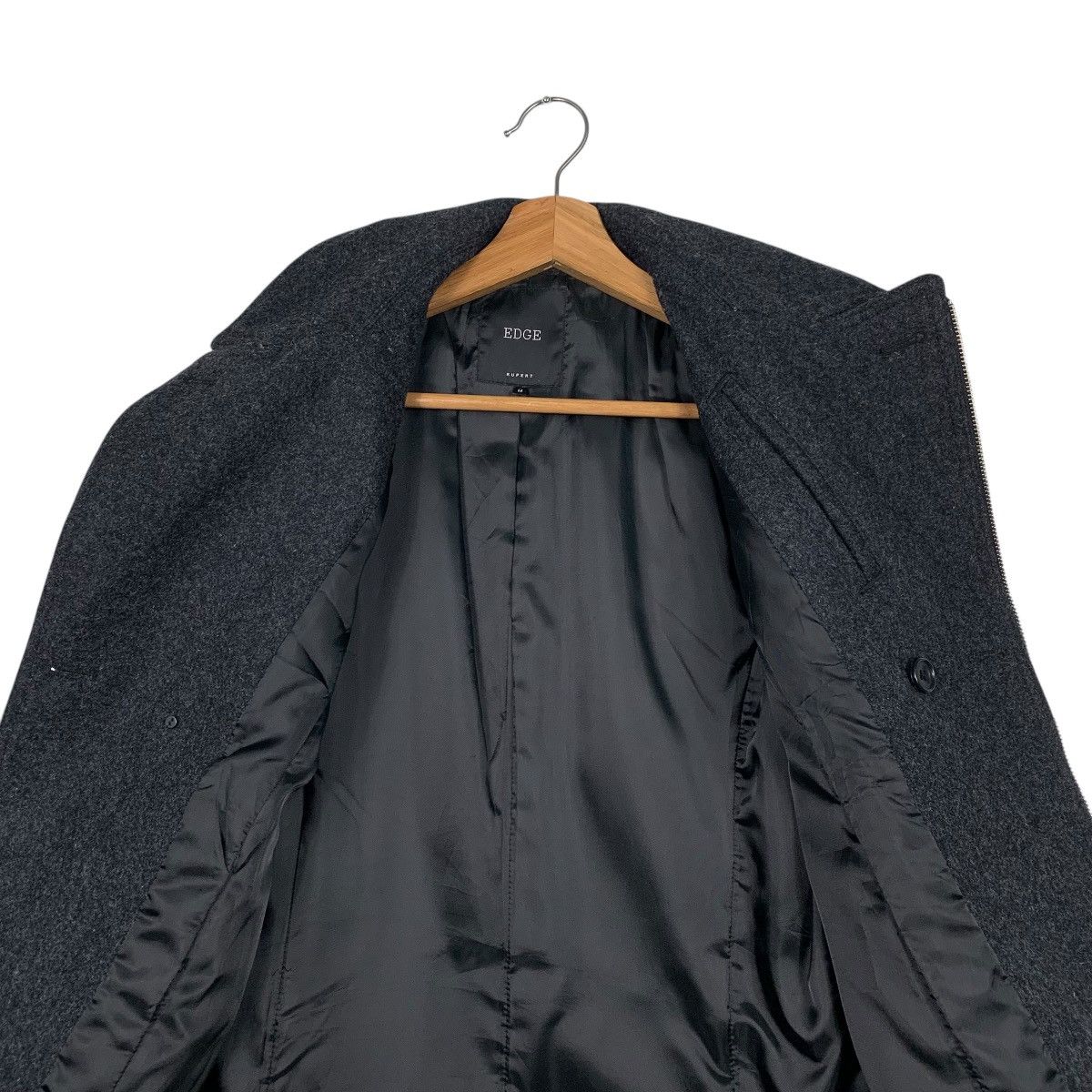 Japanese Brand Japanese Brand Edge Double Colar Motorcycle Wool Jacket Size US M / EU 48-50 / 2 - 12 Thumbnail